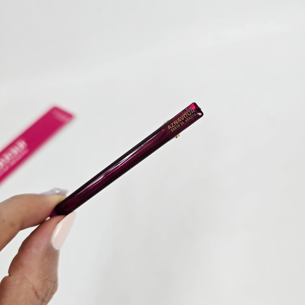 Luxurious Clear Slim Straight Side Hair Claw (3.1 Inch) / Elegance French Hair Pin / Hair Barrette for Woman