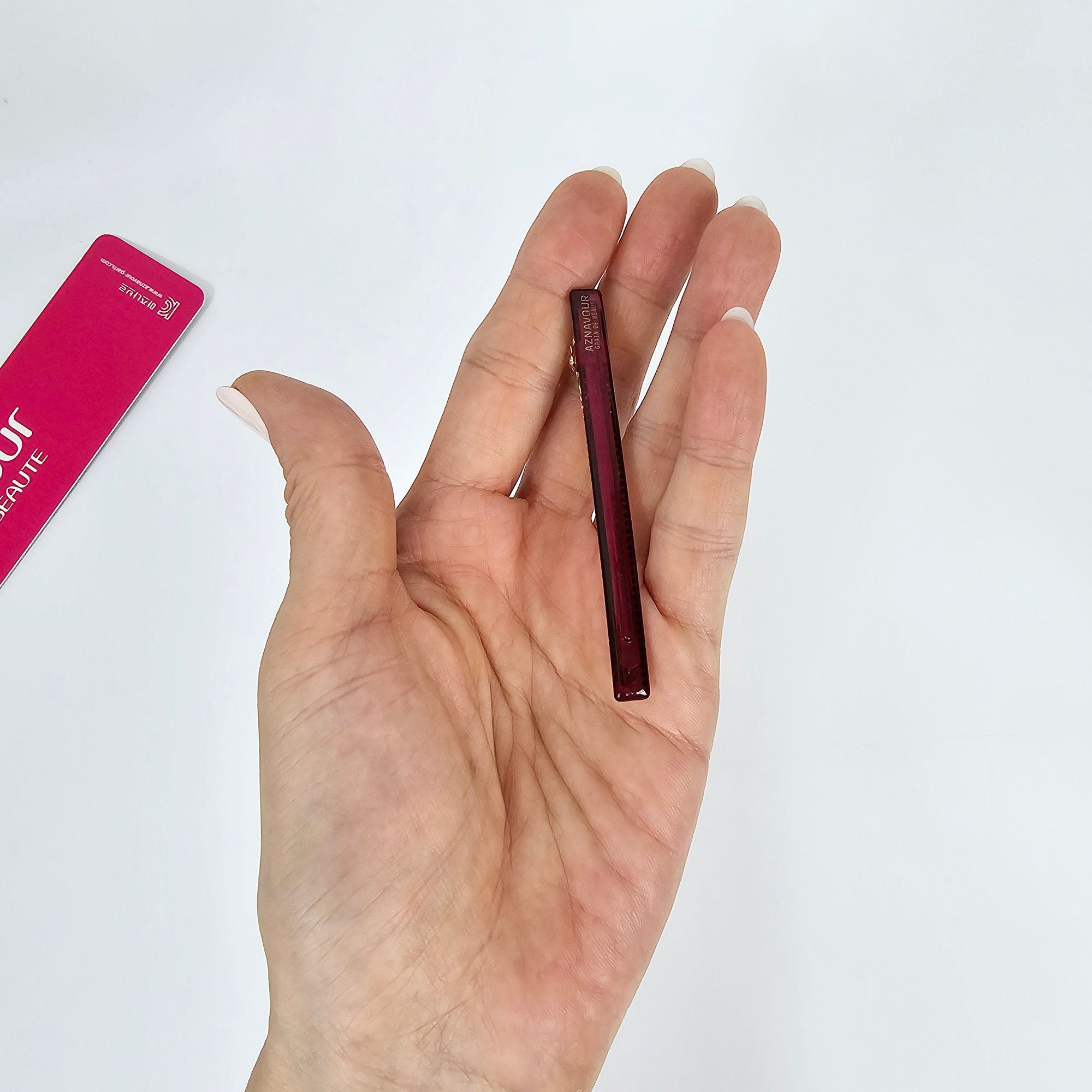 Luxurious Clear Slim Straight Side Hair Claw (3.1 Inch) / Elegance French Hair Pin / Hair Barrette for Woman