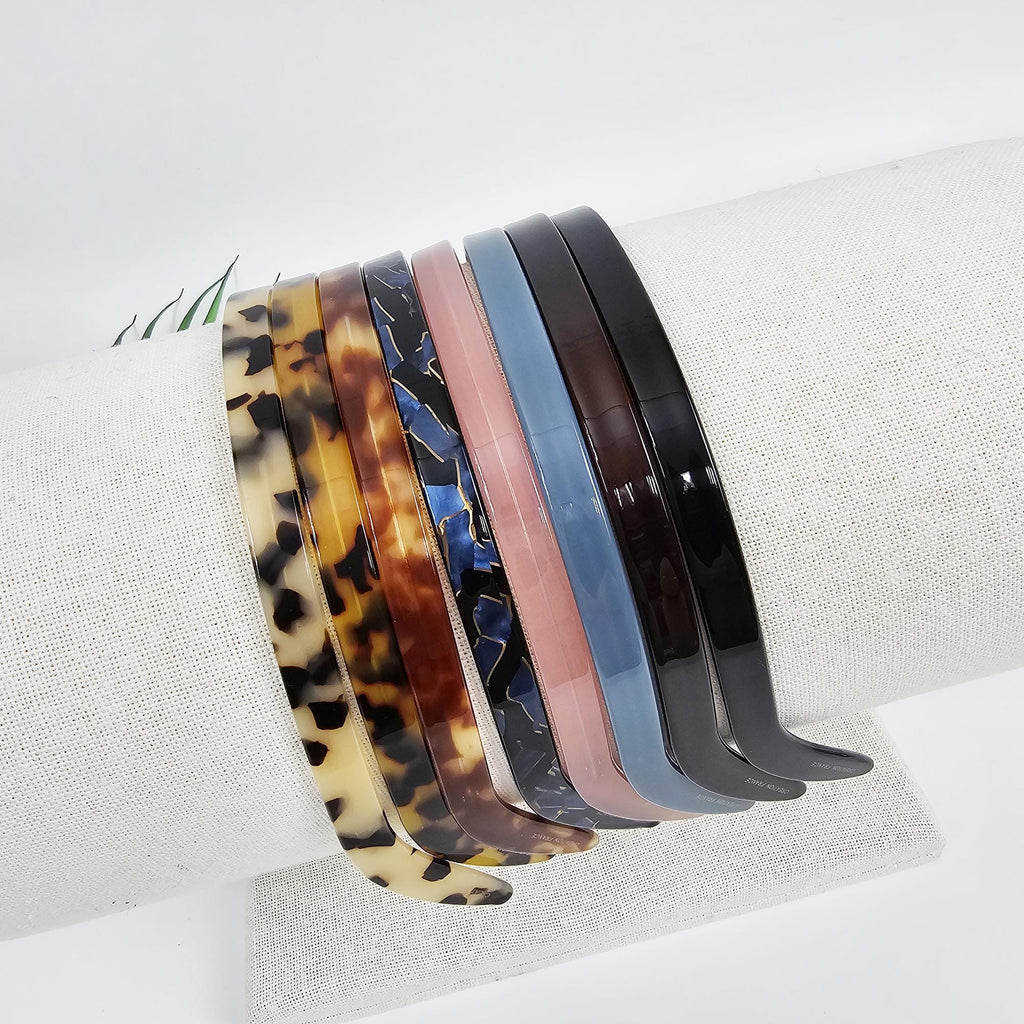 Luxurious Thin Curved Painless Wire Headband (0.4 Inch) / Elegant Hair Accessories for Woman / Bridal Tiara Headband