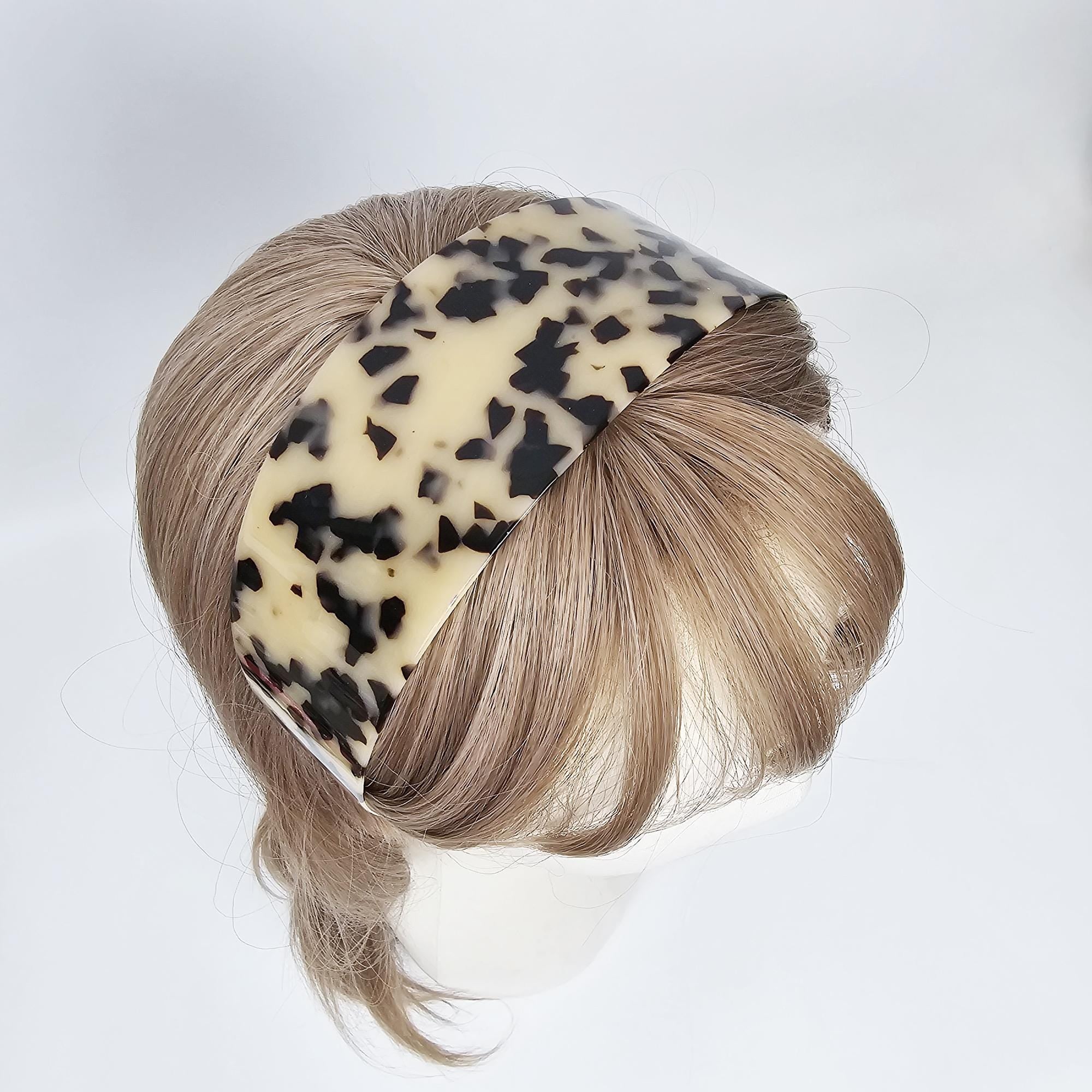 Leopard Print Broadband Full-Cover Wide Headband (2.3 Inch) / Hair Accessories for Woman / Alice Headband