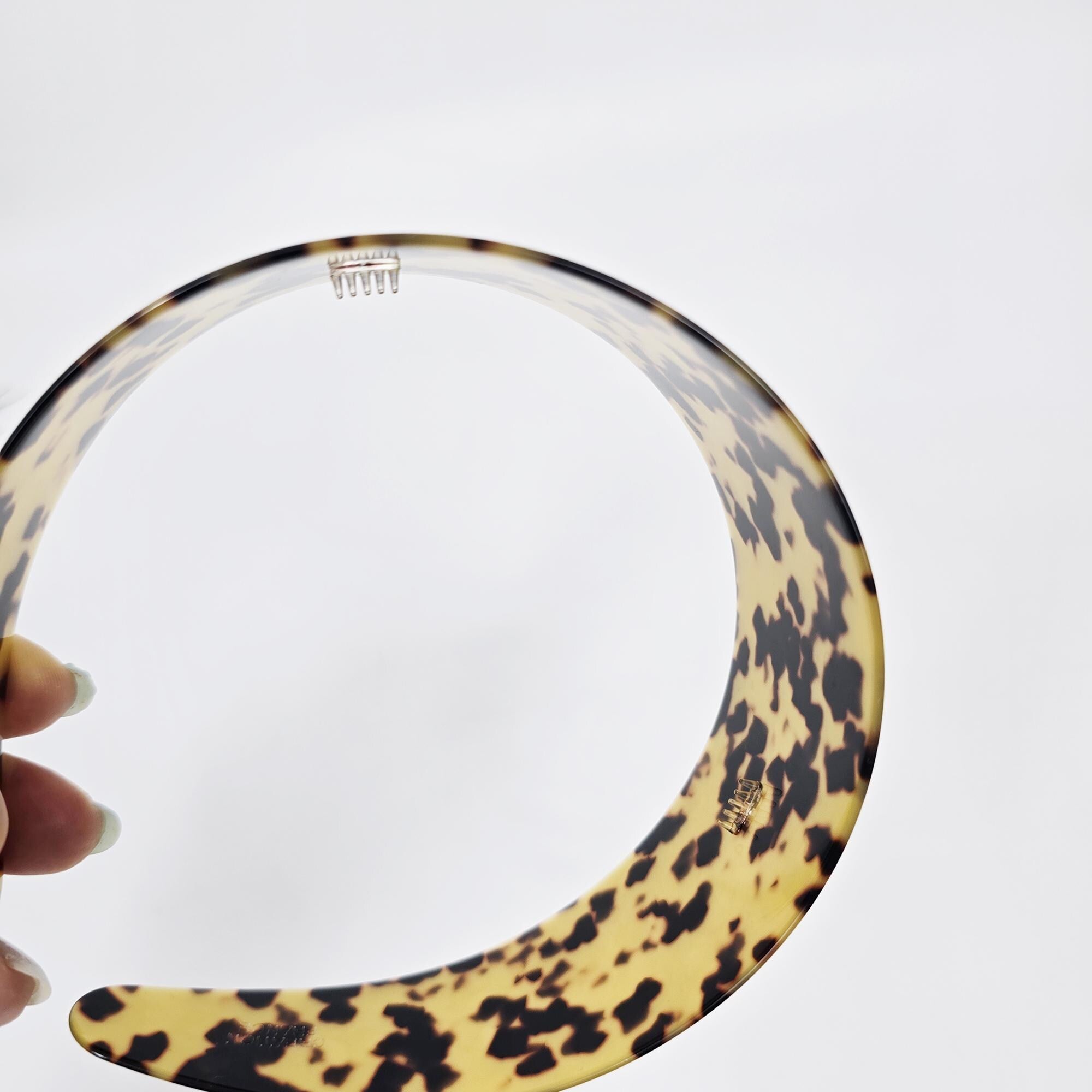 Leopard Print Broadband Full-Cover Wide Headband (2.3 Inch) / Hair Accessories for Woman / Alice Headband