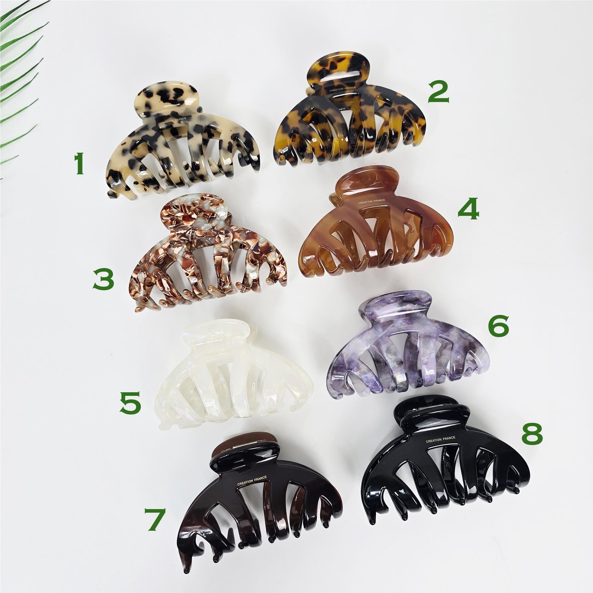 Luxurious Half-Moon Bridge Updo Hair Claw (4.1 Inch) / Elegance French Hair Pin / Hair Barrette for Woman