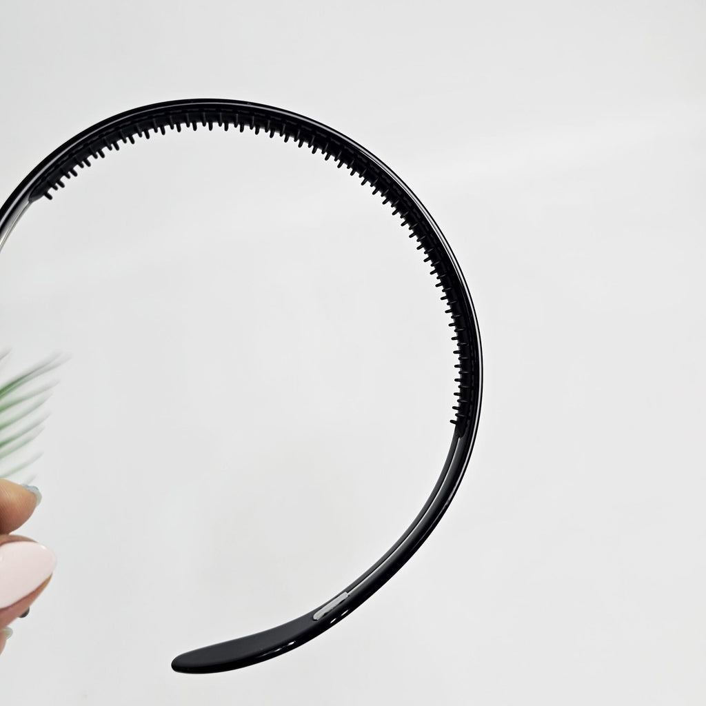 Luxurious Thin Curved Painless Wire Headband (0.4 Inch) / Elegant Hair Accessories for Woman / Bridal Tiara Headband