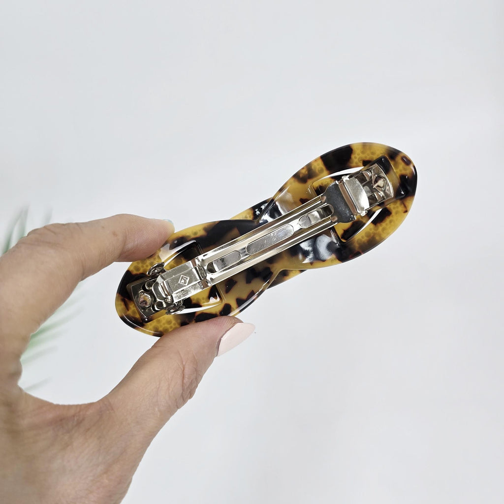 Luxurious Glam Cubic Hair Clip (3.9 Inch) / Elegance French Hair Pin / Hair Barrette for Woman