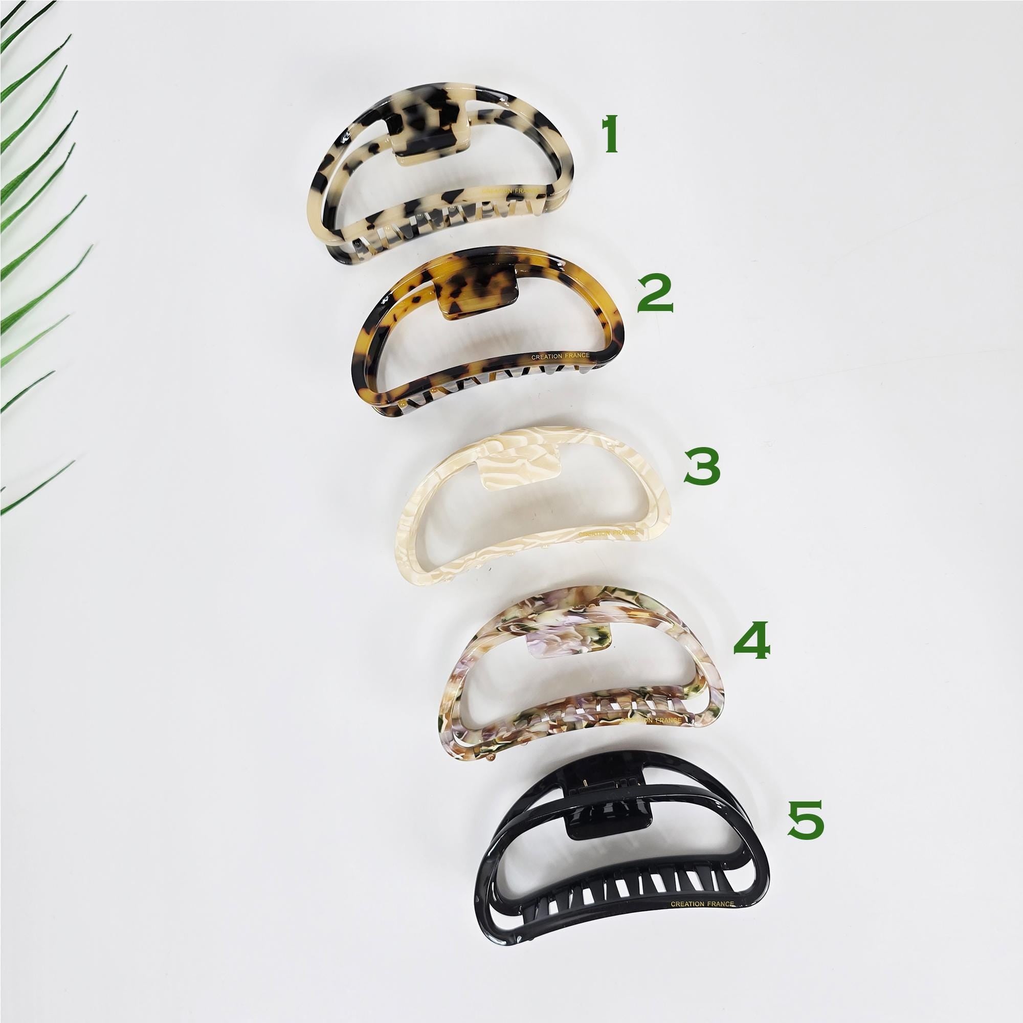 Luxurious Lightweight Alice Updo Hair Claw (3.4 Inch) / Elegance French Hair Pin / Hair Barrette for Woman