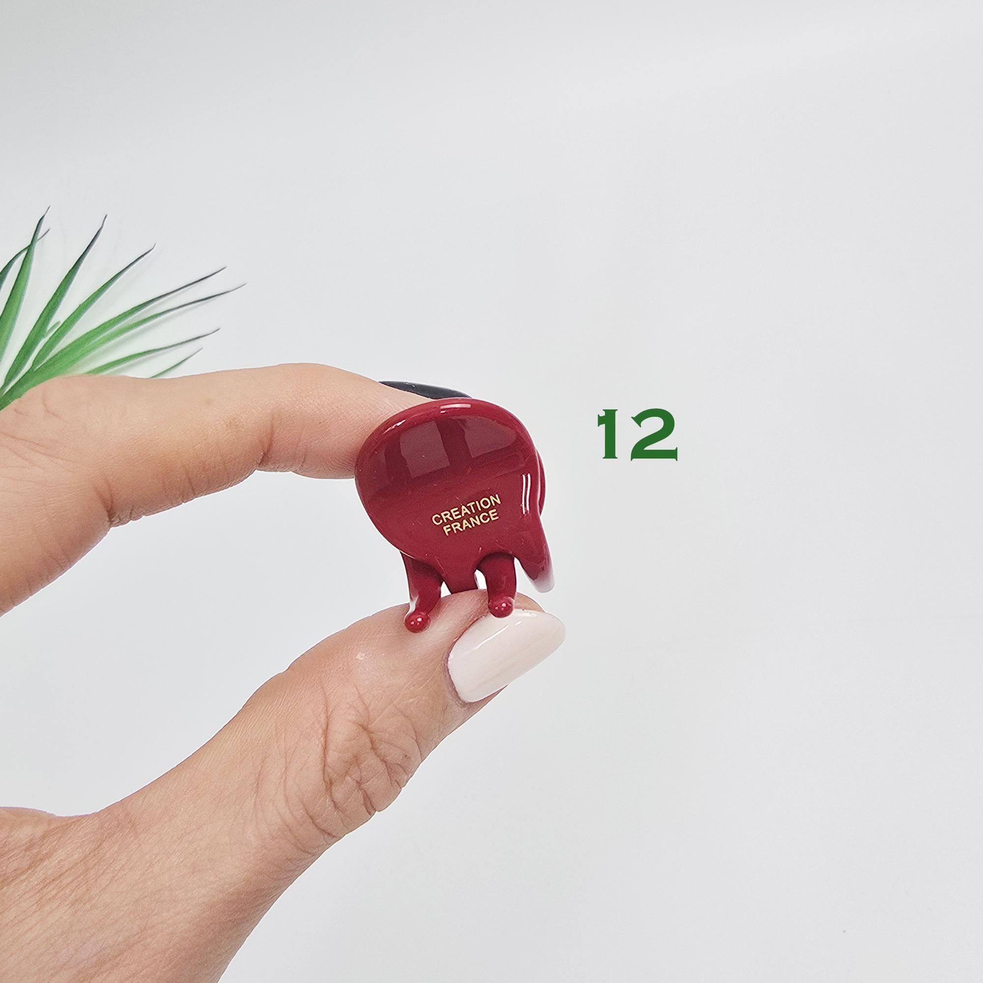 Bean Mini Claw Clip / Tortoise Shell Small French Hair Pin / Hair Barrette for Woman / Hair Accessory for Girl