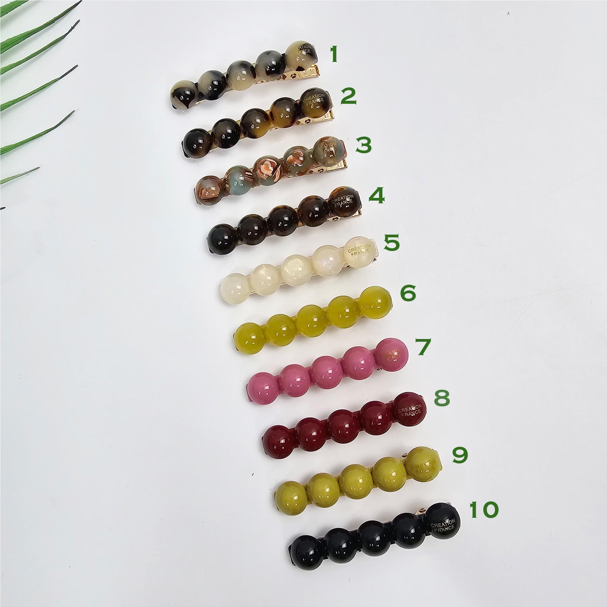 Teardrop Mini Hair Claw Clip (2.4 Inch) / Vivid Color French Pin / Alligator Hair Clip for Woman