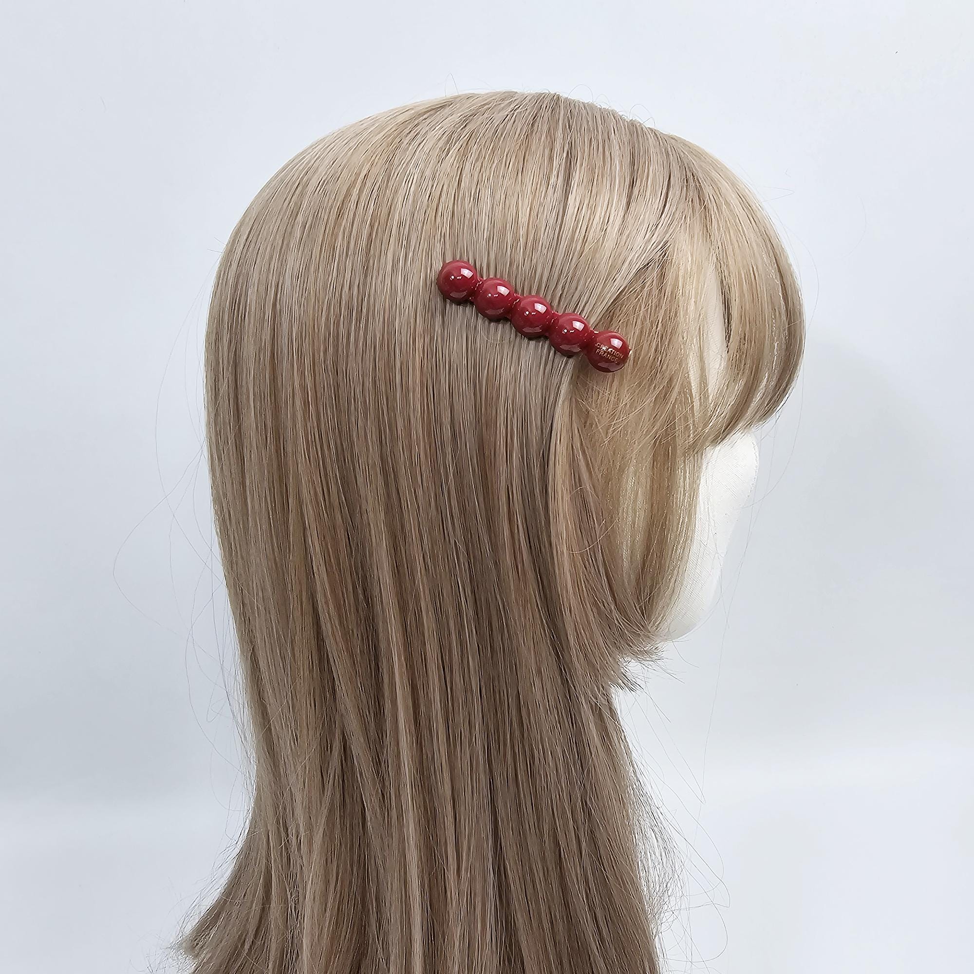 Teardrop Mini Hair Claw Clip (2.4 Inch) / Vivid Color French Pin / Alligator Hair Clip for Woman