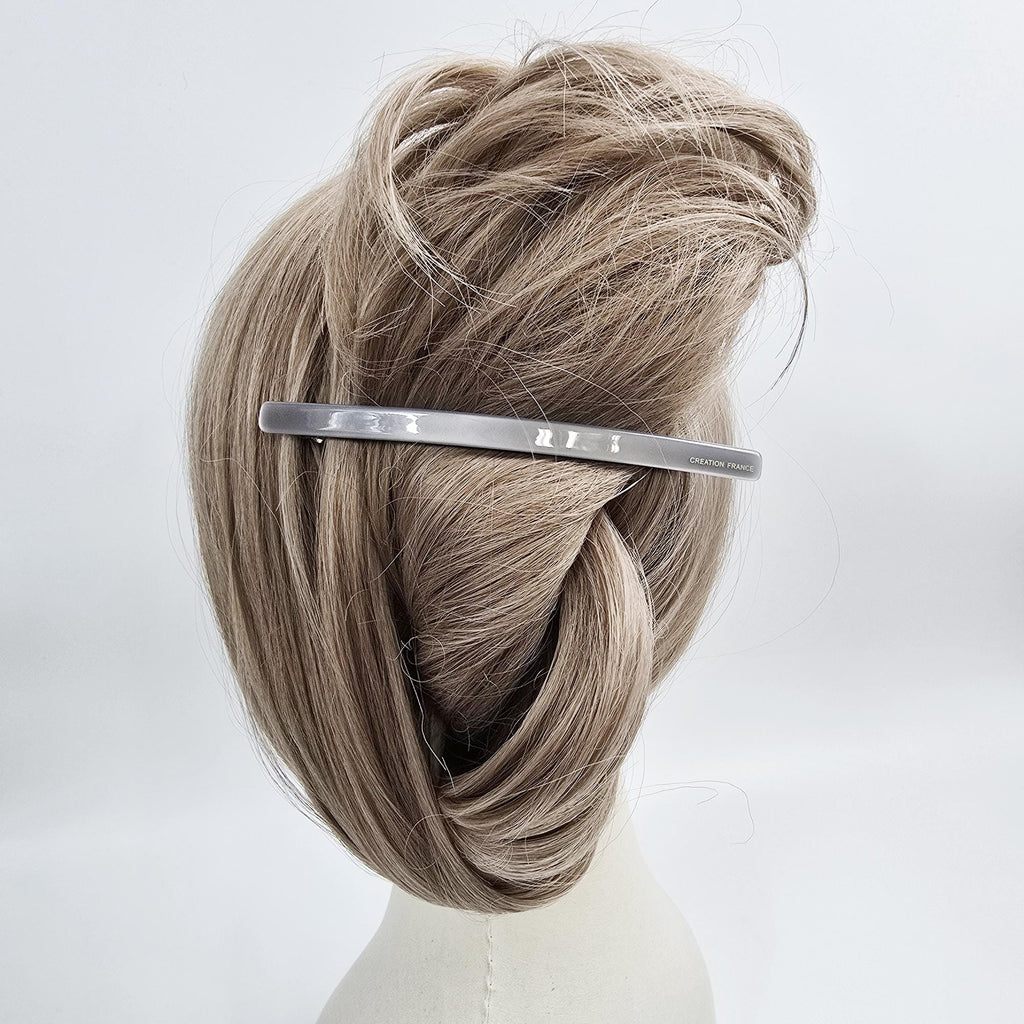 Simple Straight Updo Bobby Pin (4.9 Inch) / Elegance Leopard French Hair Pin / Hair Accessory for Woman / Automatic Hair Clip