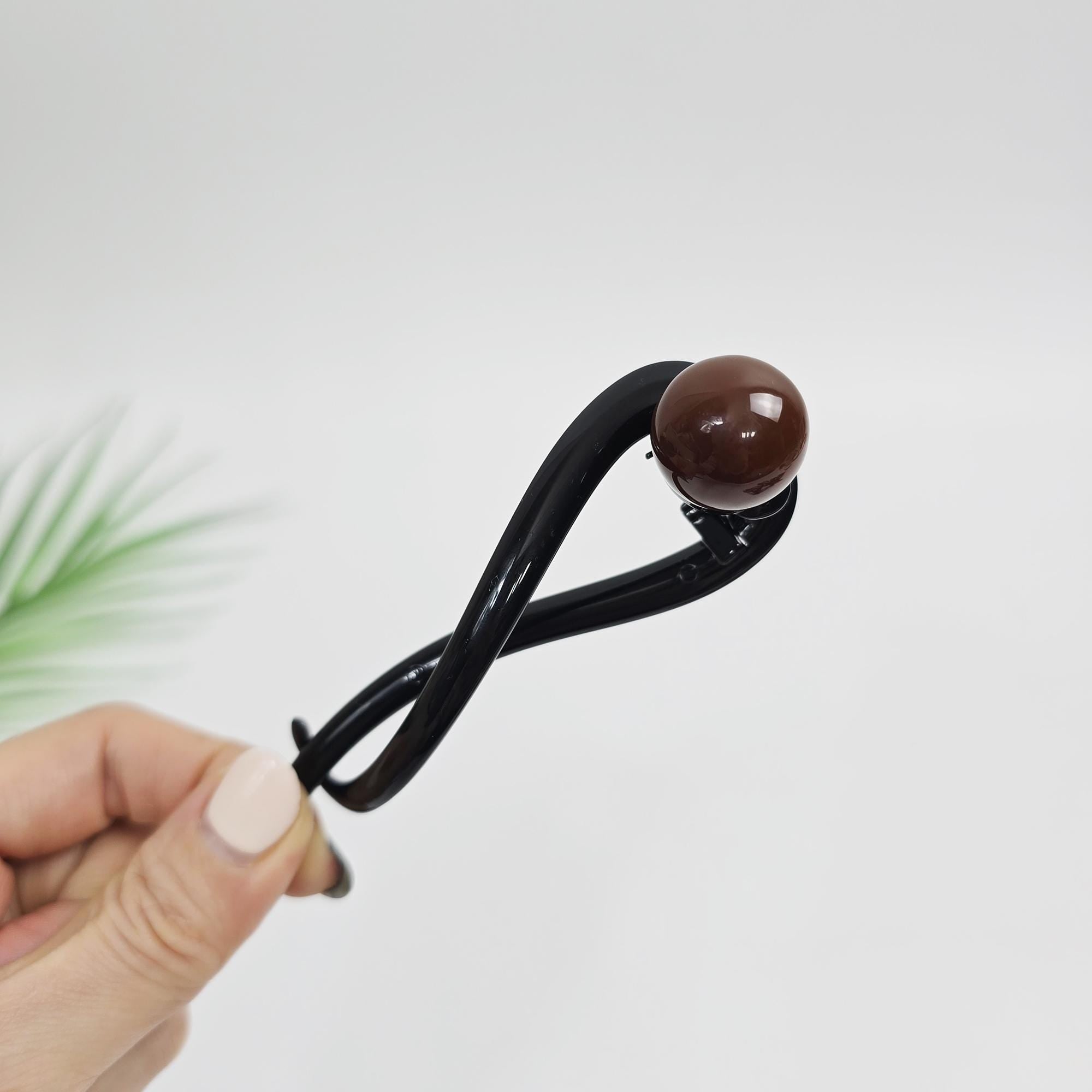 Candy Drop Twist Banana Updo Clip (4.3 Inch) / Hair Barrette for Woman / Banana Clip