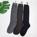 Cable Knit Knee High Socks | Cotton Long Boot Hosiery | Korean Socks | Preppy School Gift