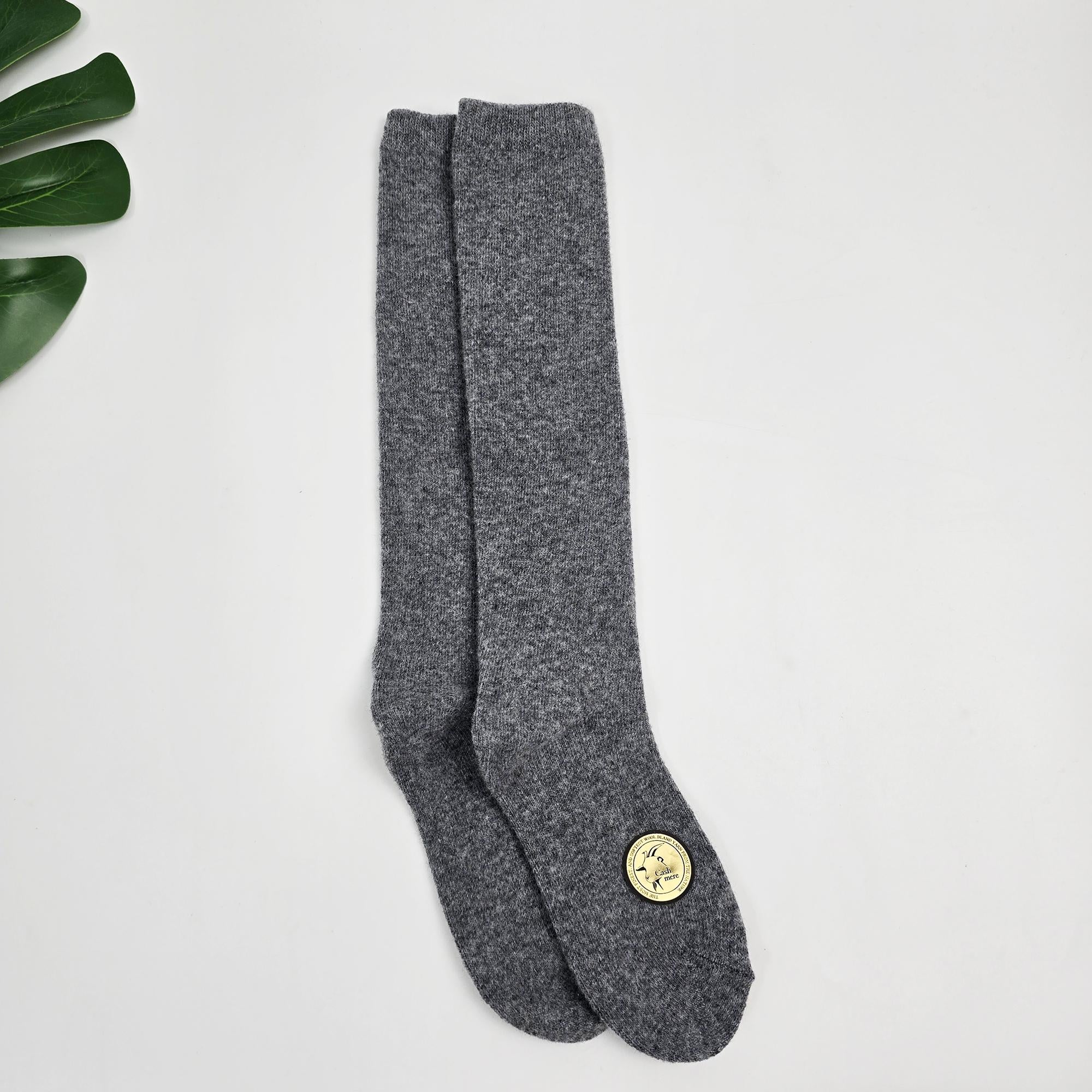 Cashmere Wool Knee High Socks | Soft Warm Boot Hosiery | Korean Socks | Winter Gift for Her