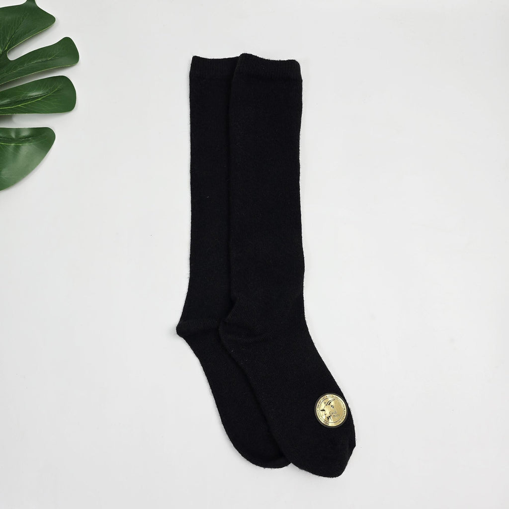 Cashmere Wool Knee High Socks | Soft Warm Boot Hosiery | Korean Socks | Winter Gift for Her