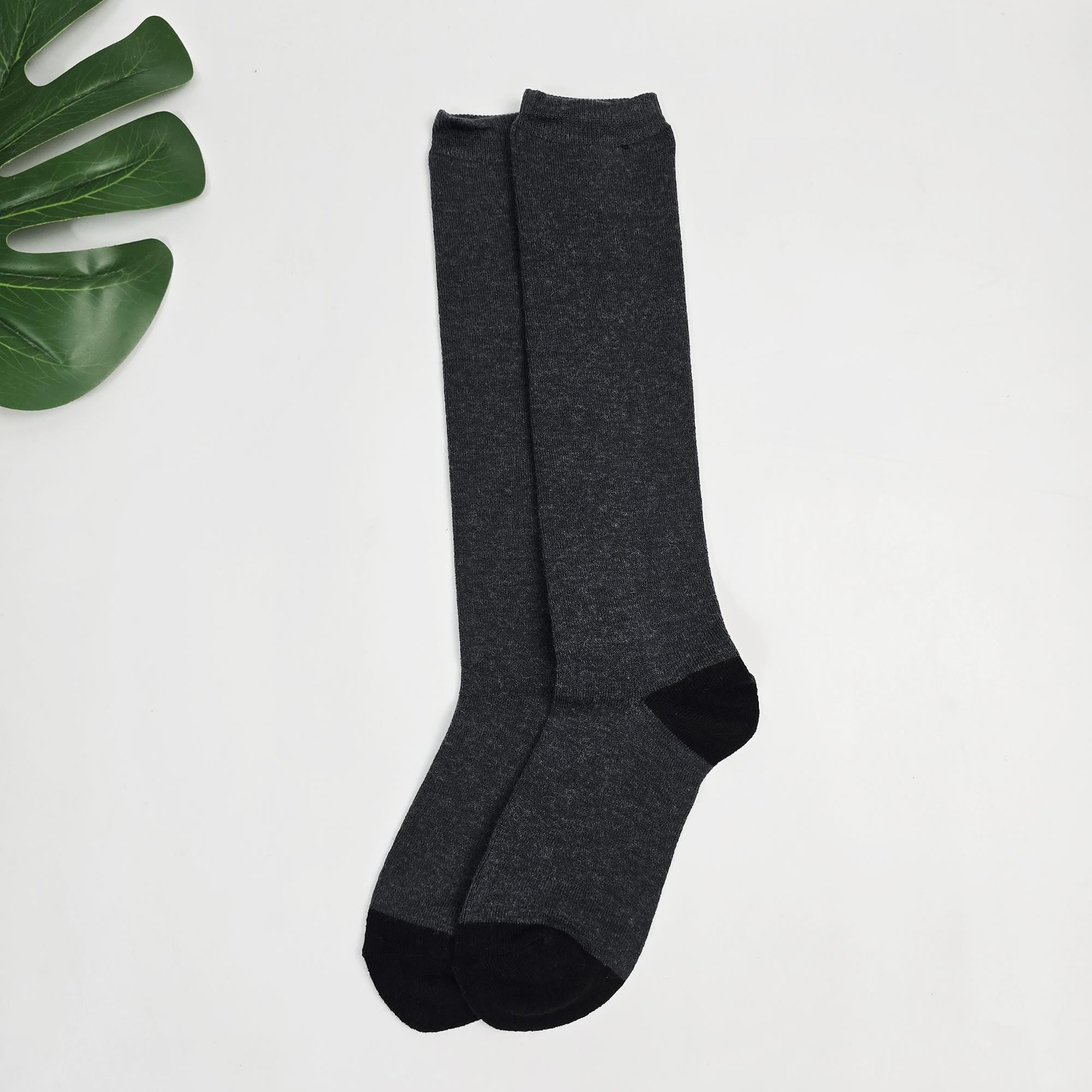 Merino Wool Knee High Socks | Soft Warm Boot Stockings | Korean Socks | Winter Gift