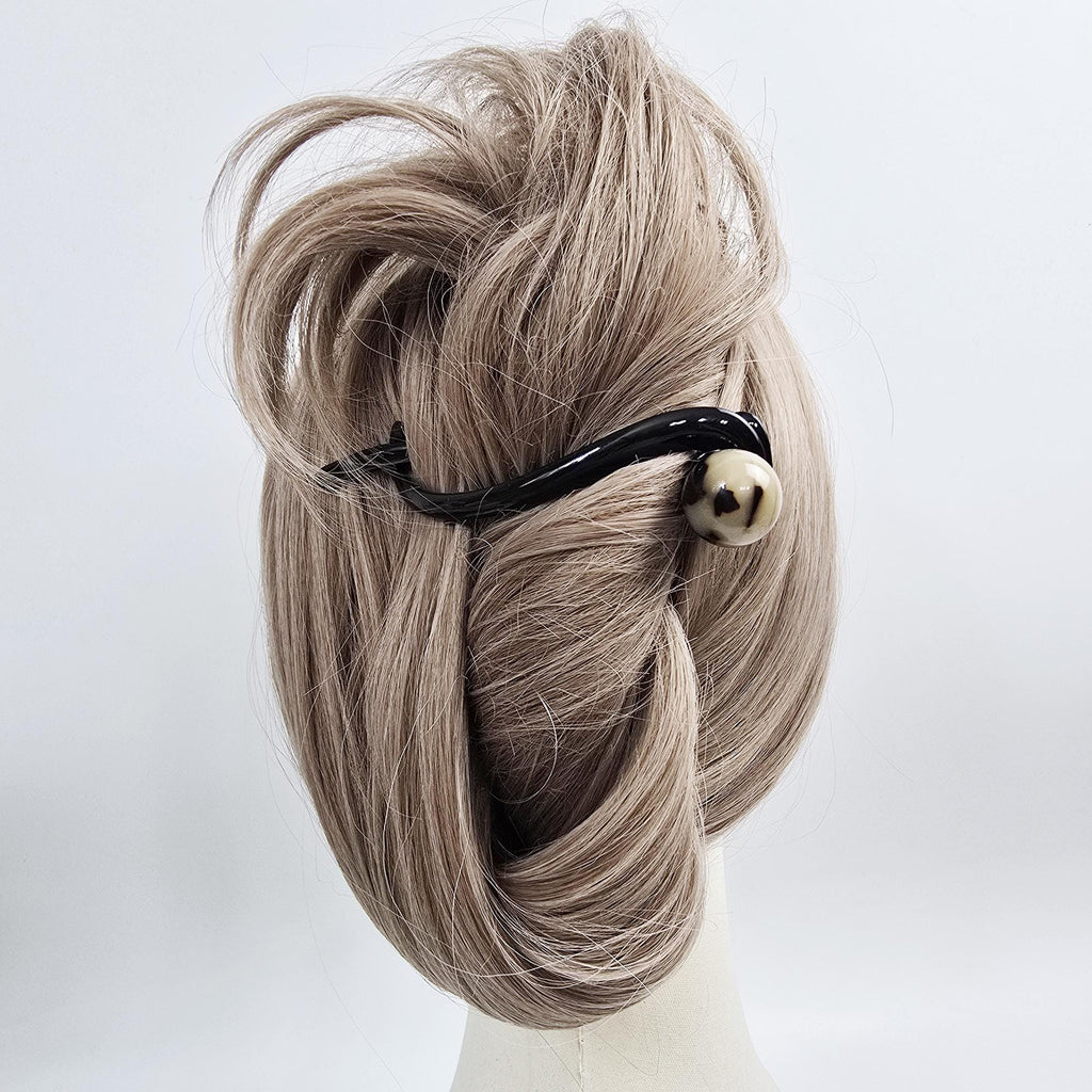 Candy Drop Twist Banana Updo Clip (4.3 Inch) / Hair Barrette for Woman / Banana Clip