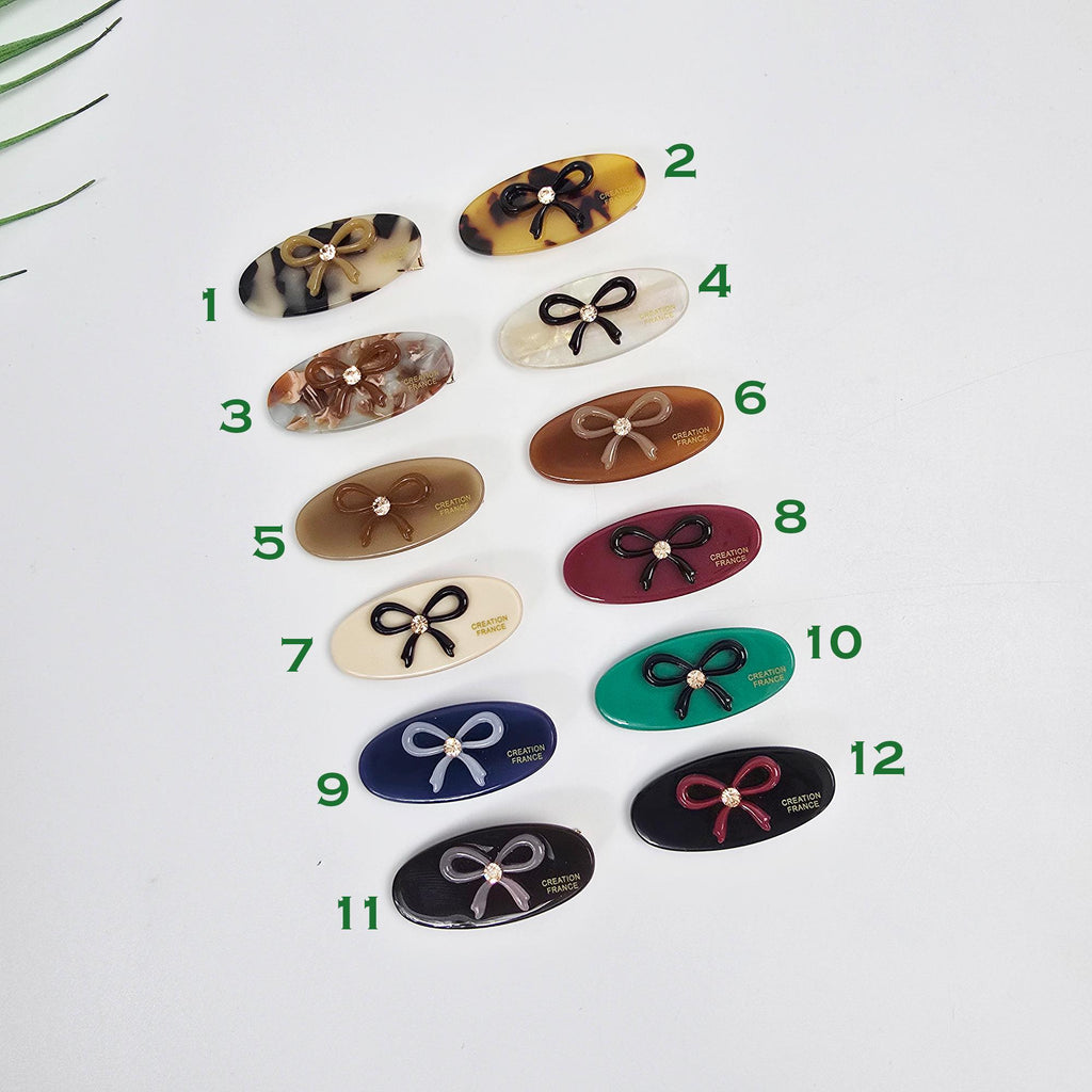 Ultra Mini Flat Sweetie Girl Hair Claw Clip (1.8 Inch) / Vivid Color French Pin / Alligator Hair Clip for Woman