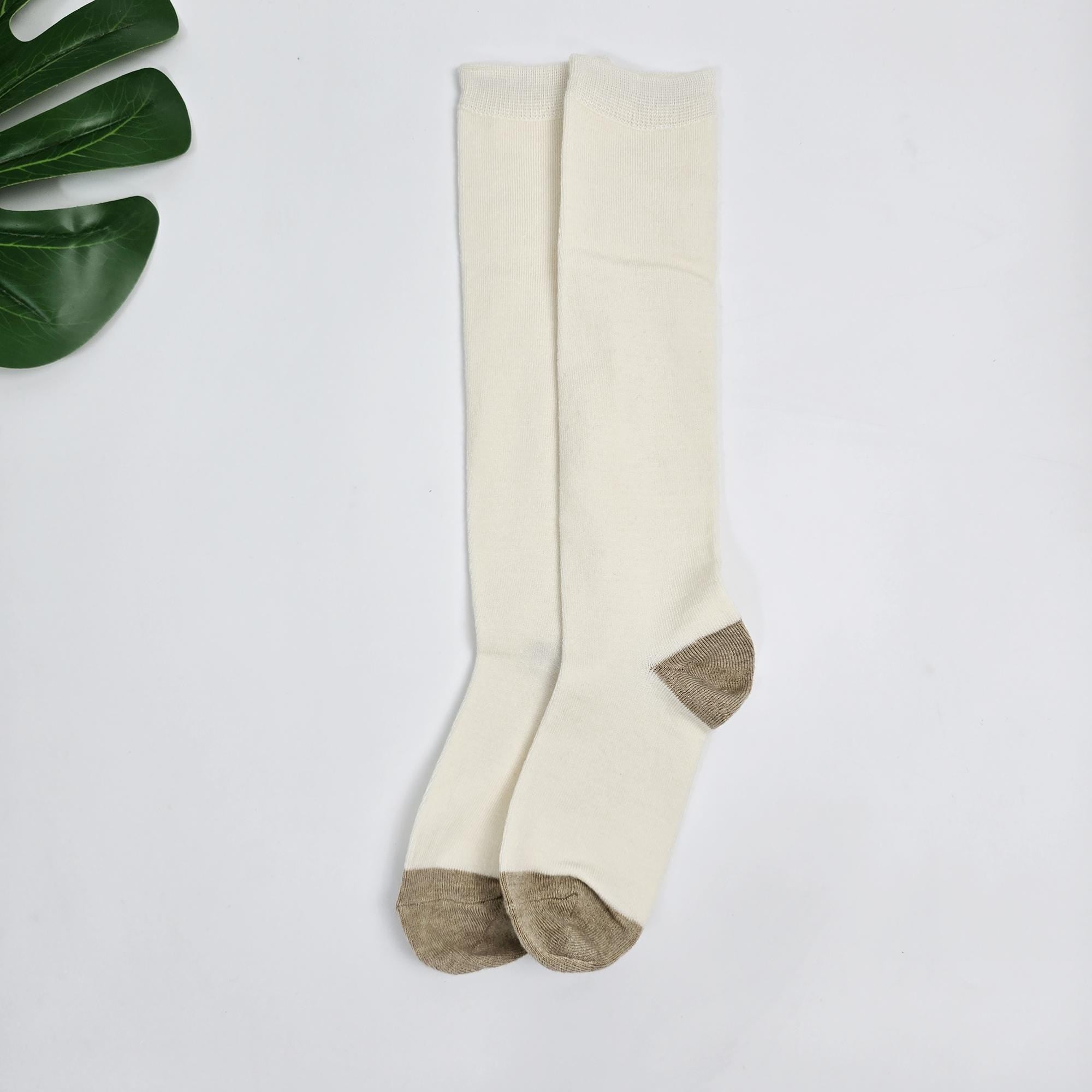Merino Wool Knee High Socks | Soft Warm Boot Stockings | Korean Socks | Winter Gift
