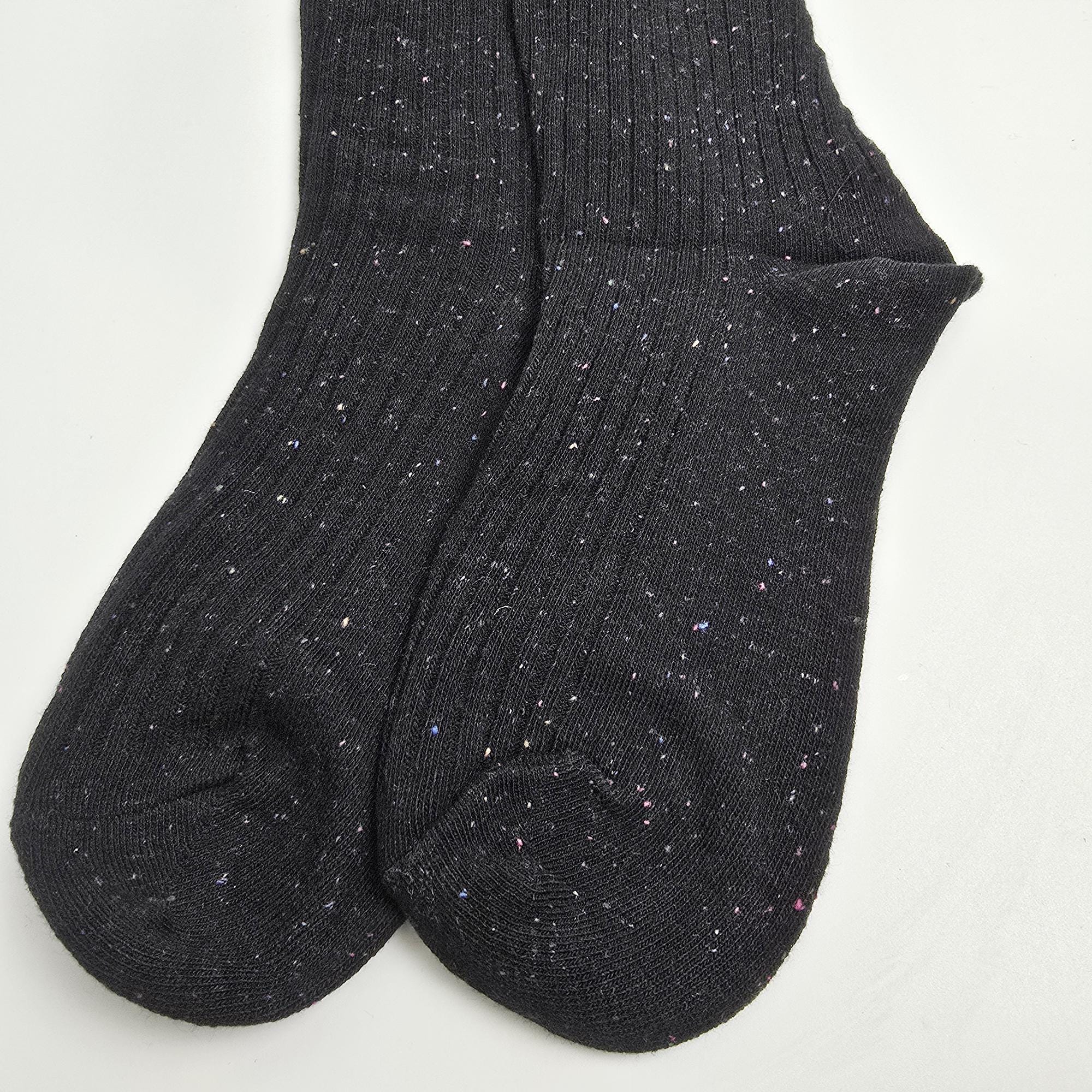 Knee High Socks | Neps Cotton Ribbed Boot Sock | Korean Socks | School Girl Gift