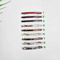 New Color Mini Slim Pepero Hair Clip (2.6 Inch) / Elegance Leopard French Hair Pin / Automatic Hair Clip
