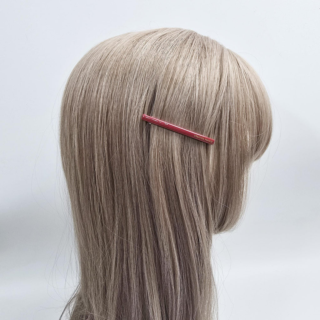New Color Mini Slim Pepero Hair Clip (2.6 Inch) / Elegance Leopard French Hair Pin / Automatic Hair Clip