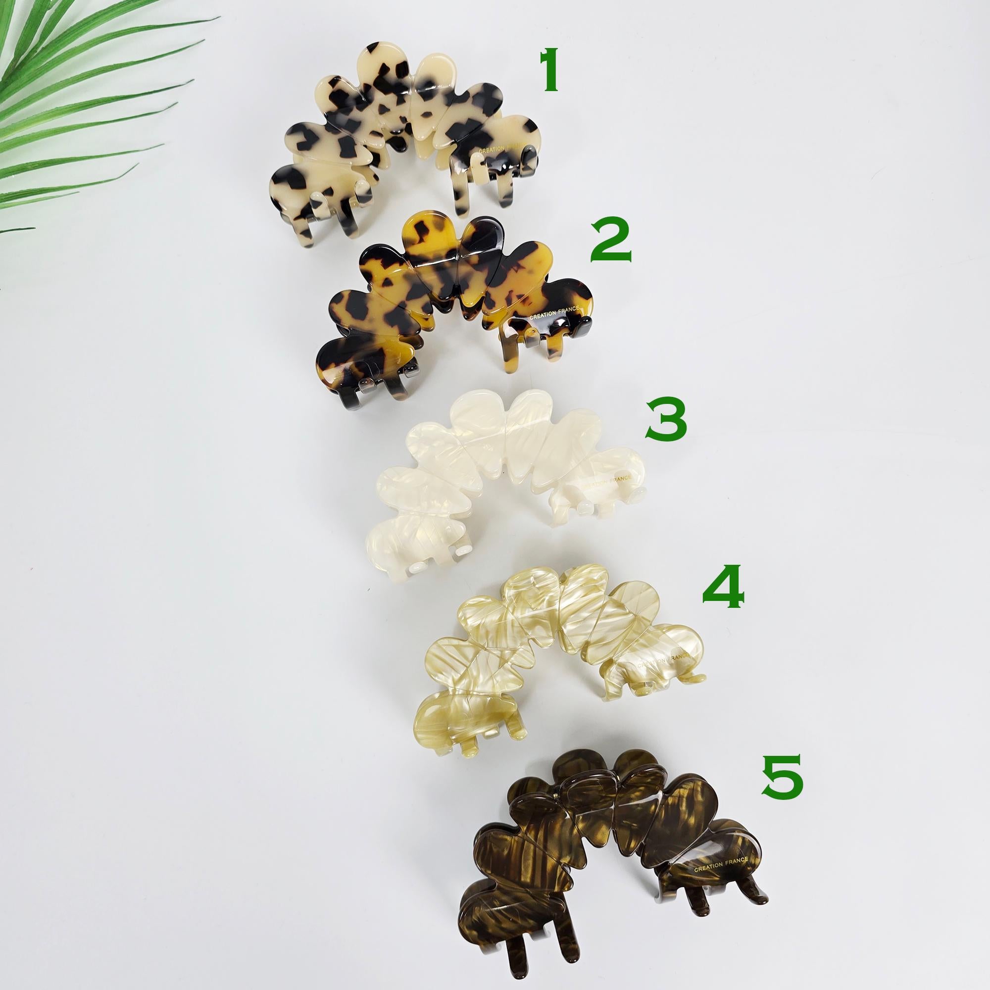 Art Big Crown Hair Claw Clip for Updo (4.1 Inch) / Elegance French Hair Pin / Hair Barrette for Woman