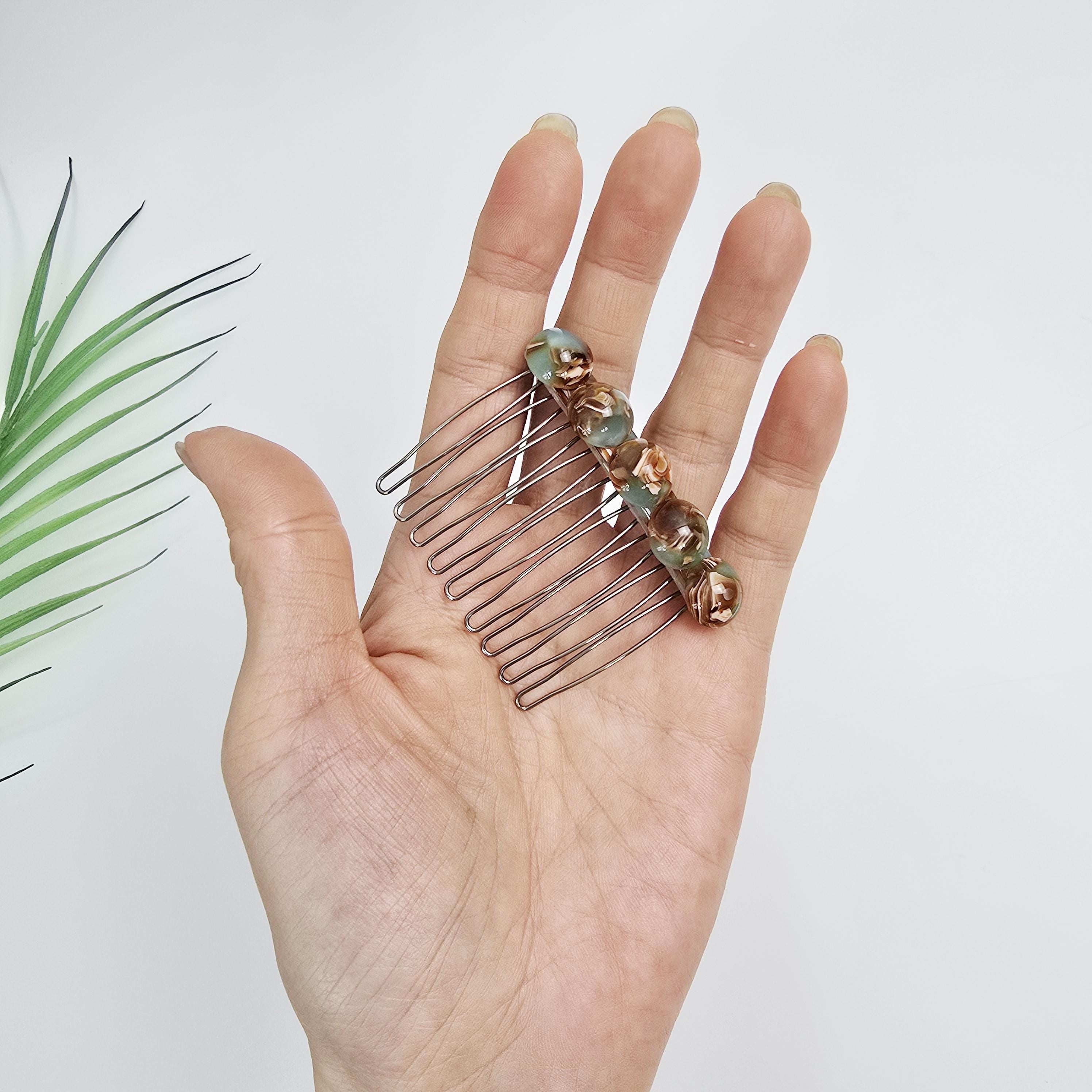 Teardrop Non-Slip Hair Comb Pin (2.4 Inch) / Simple French Hair Pin / Hair Fork for Woman