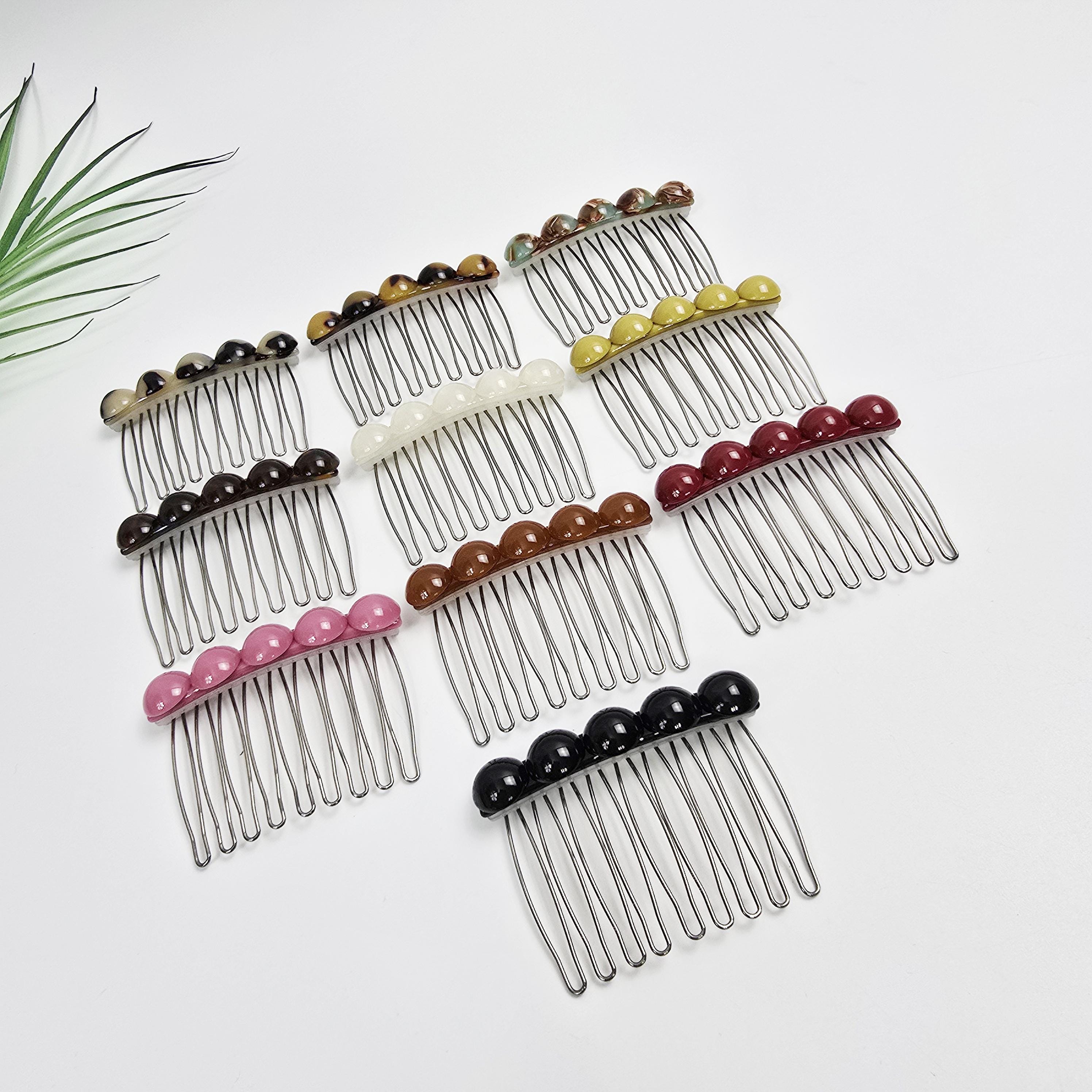 Teardrop Non-Slip Hair Comb Pin (2.4 Inch) / Simple French Hair Pin / Hair Fork for Woman