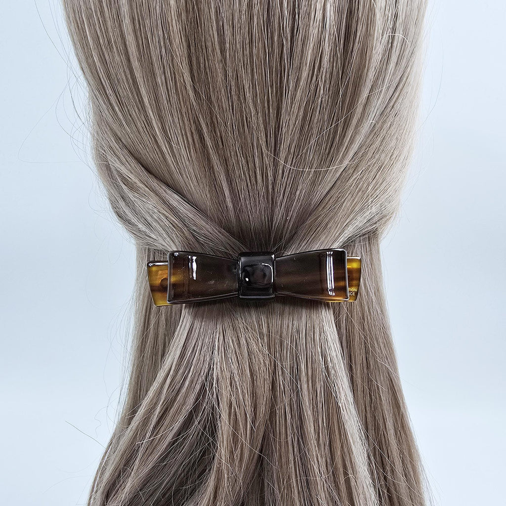 New Color Bow Tie Hair Clip (3.5 Inch) / Elegance French Hair Pin / Automatic Hair Clip