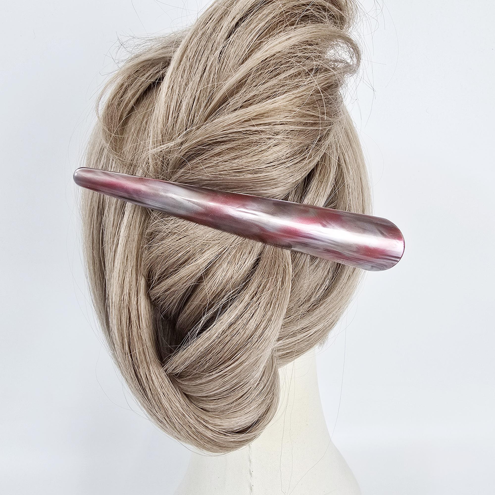 Tint Large Long Clip Hair Claw Clip / Tortoise Shell Frech Pin / Alligator Hair Clip for Woman