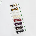 Cute Mini Ribbon Bobby Pin (2.0 Inch) / Tortoise Shell French Hair Pin Clip / Bow Barrette