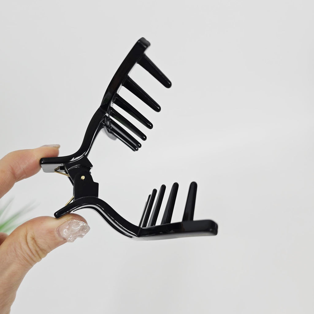 Rectangular Curve Straight Hair Claw Clip (4.8 Inch) / Elegance French Hair Pin / Hair Barrette for Woman