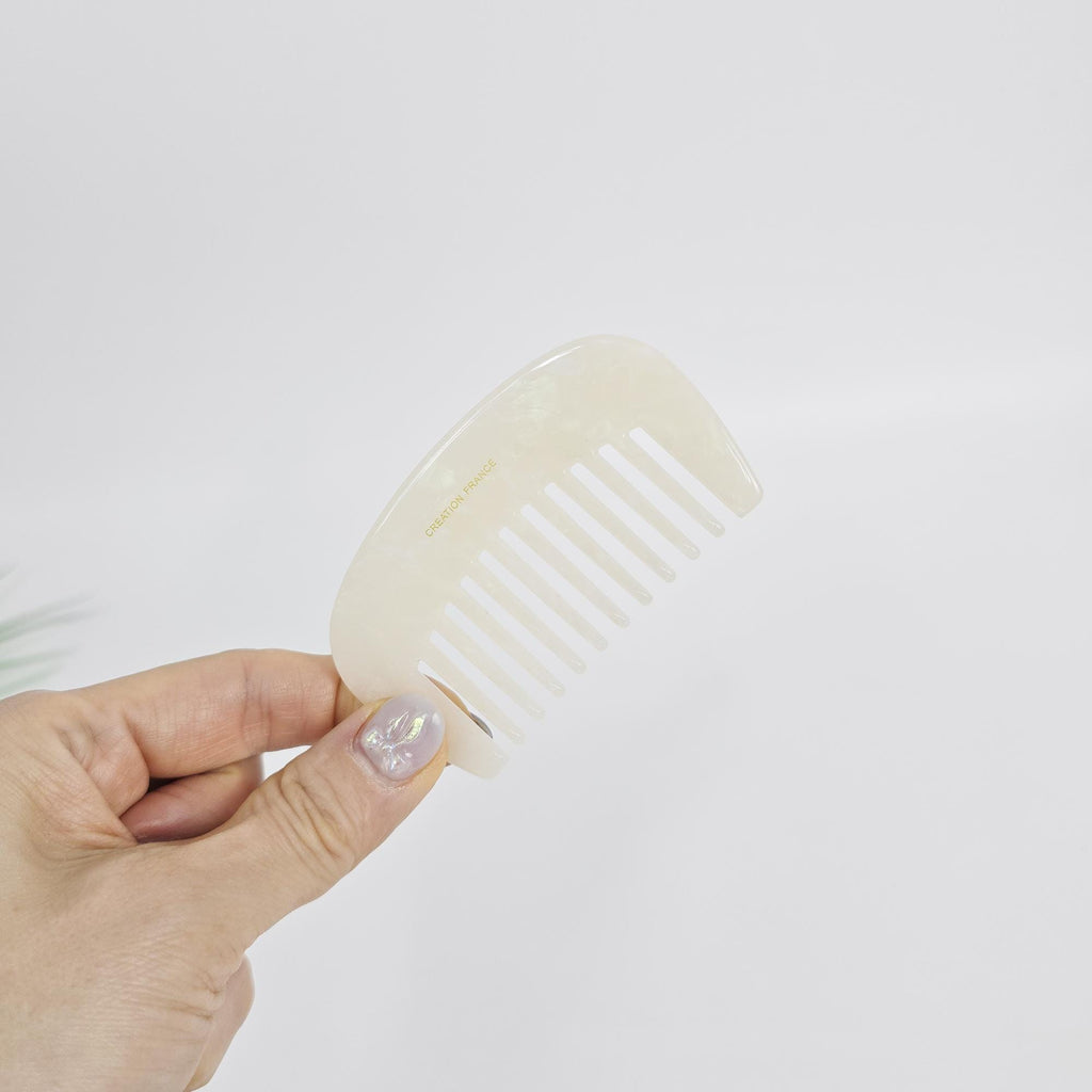 Compact Round Mini Portable Hair Comb (3.3 Inch) / Curly Hair Comb Hair Brush / Hair Accessory for Woman
