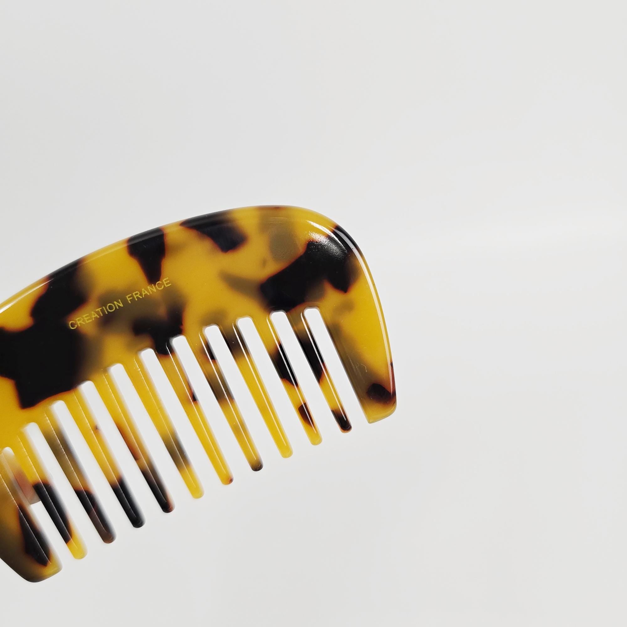 Compact Round Mini Portable Hair Comb (3.3 Inch) / Curly Hair Comb Hair Brush / Hair Accessory for Woman