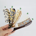 Mini Axe Portable Logo Handy Hair Comb (5.7 Inch) / Curly Hair Comb Hair Brush / Hair Accessory for Woman