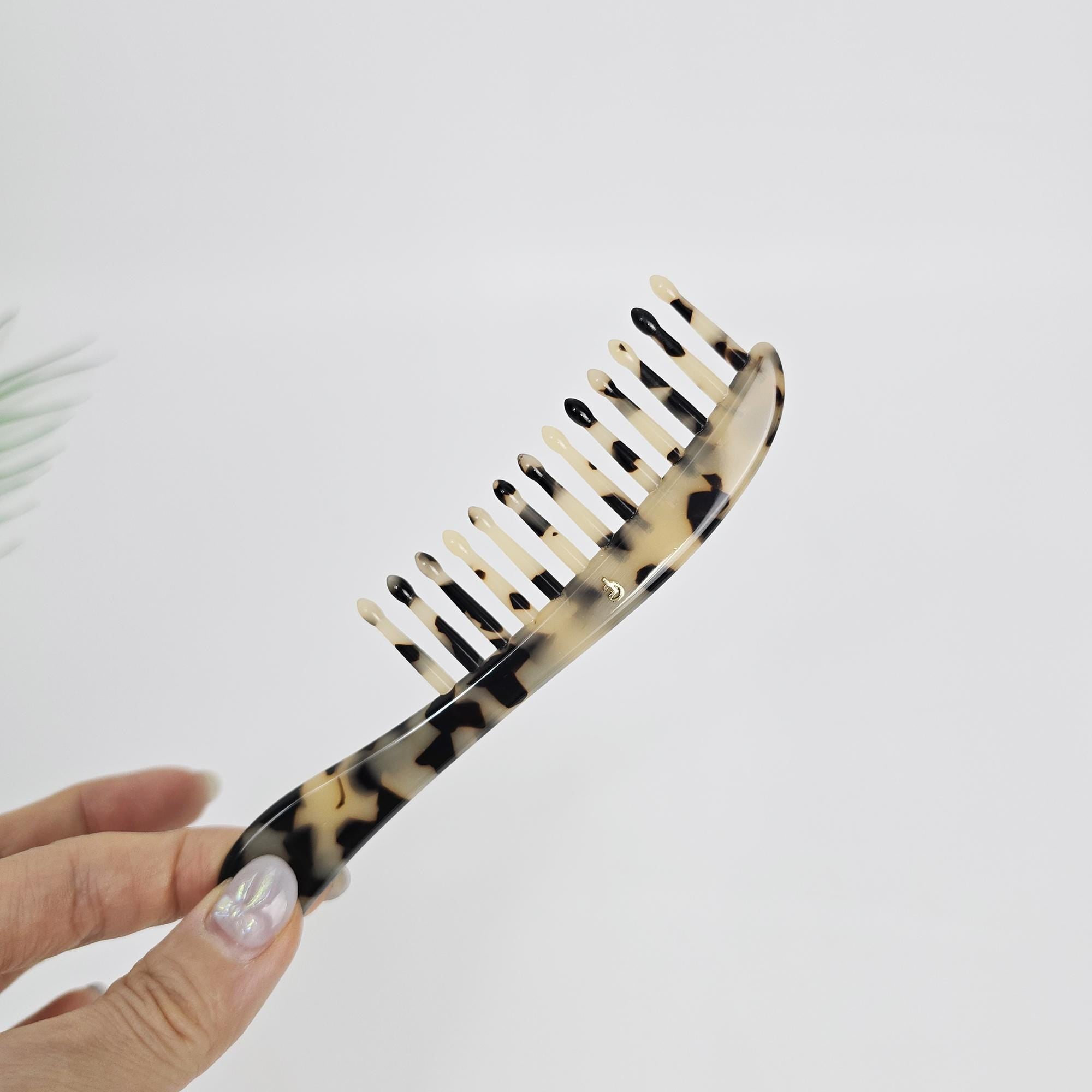 Mini Axe Portable Logo Handy Hair Comb (5.7 Inch) / Curly Hair Comb Hair Brush / Hair Accessory for Woman