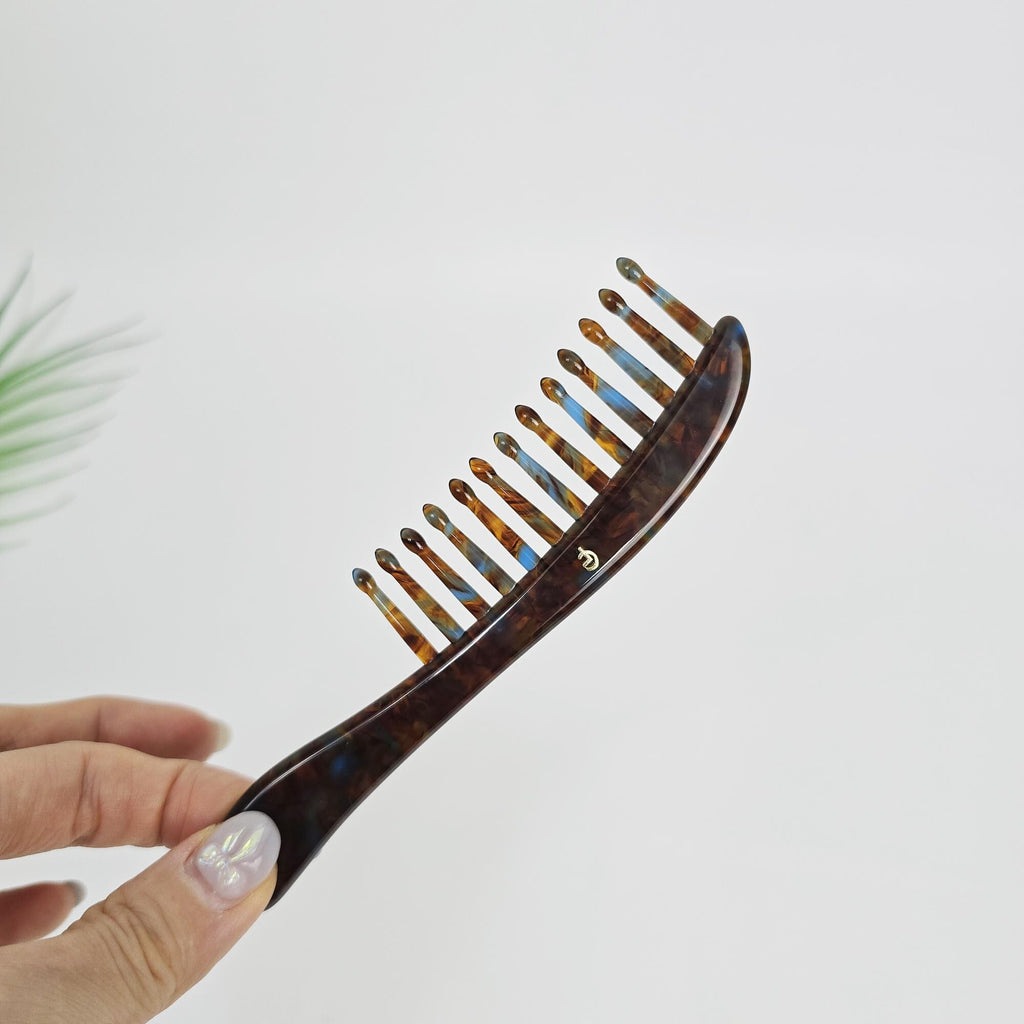 Mini Axe Portable Logo Handy Hair Comb (5.7 Inch) / Curly Hair Comb Hair Brush / Hair Accessory for Woman