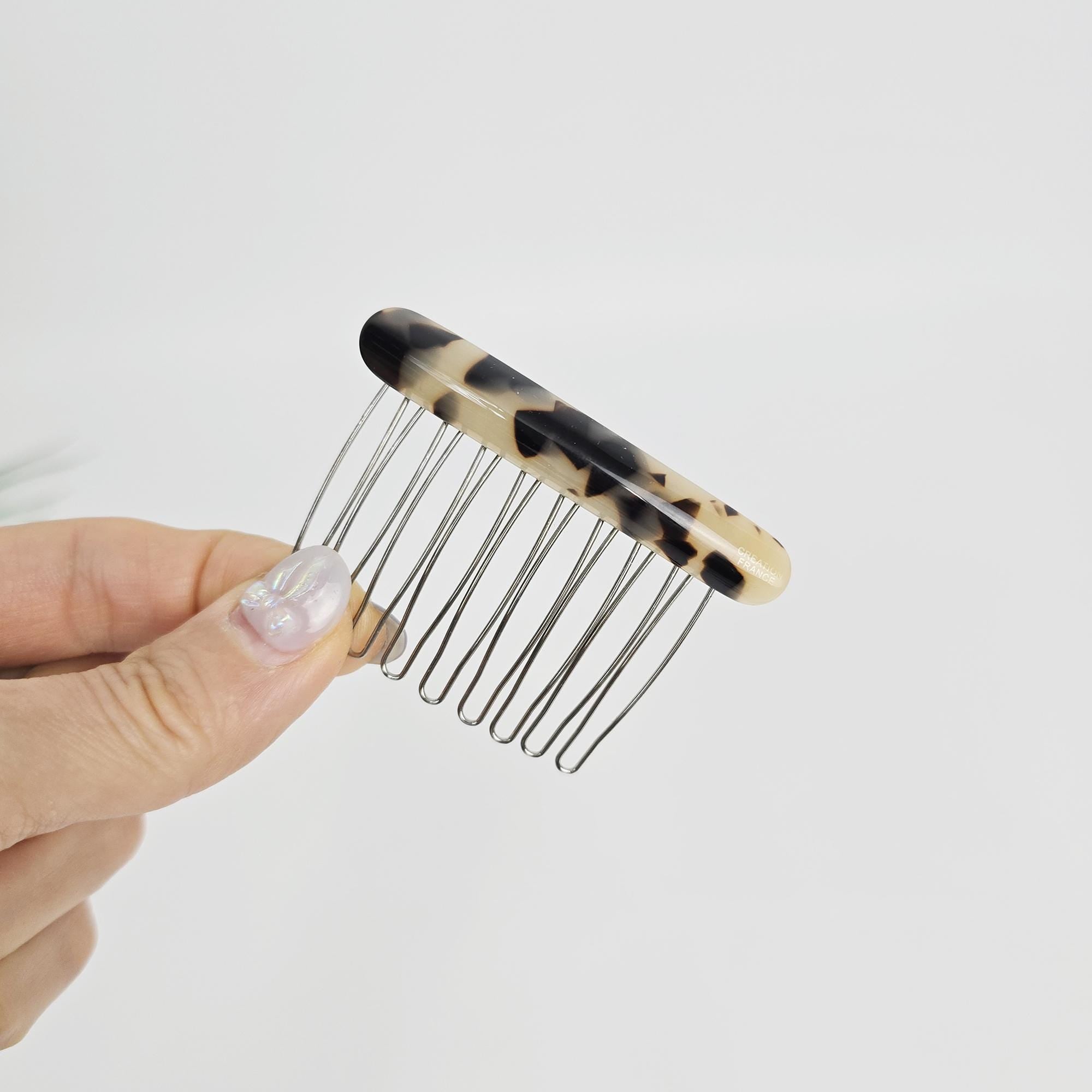 Slim Bar Mini Hair Comb Pin (2.6 Inch) / Luxurious French Hair Pin / Hair Fork for Woman