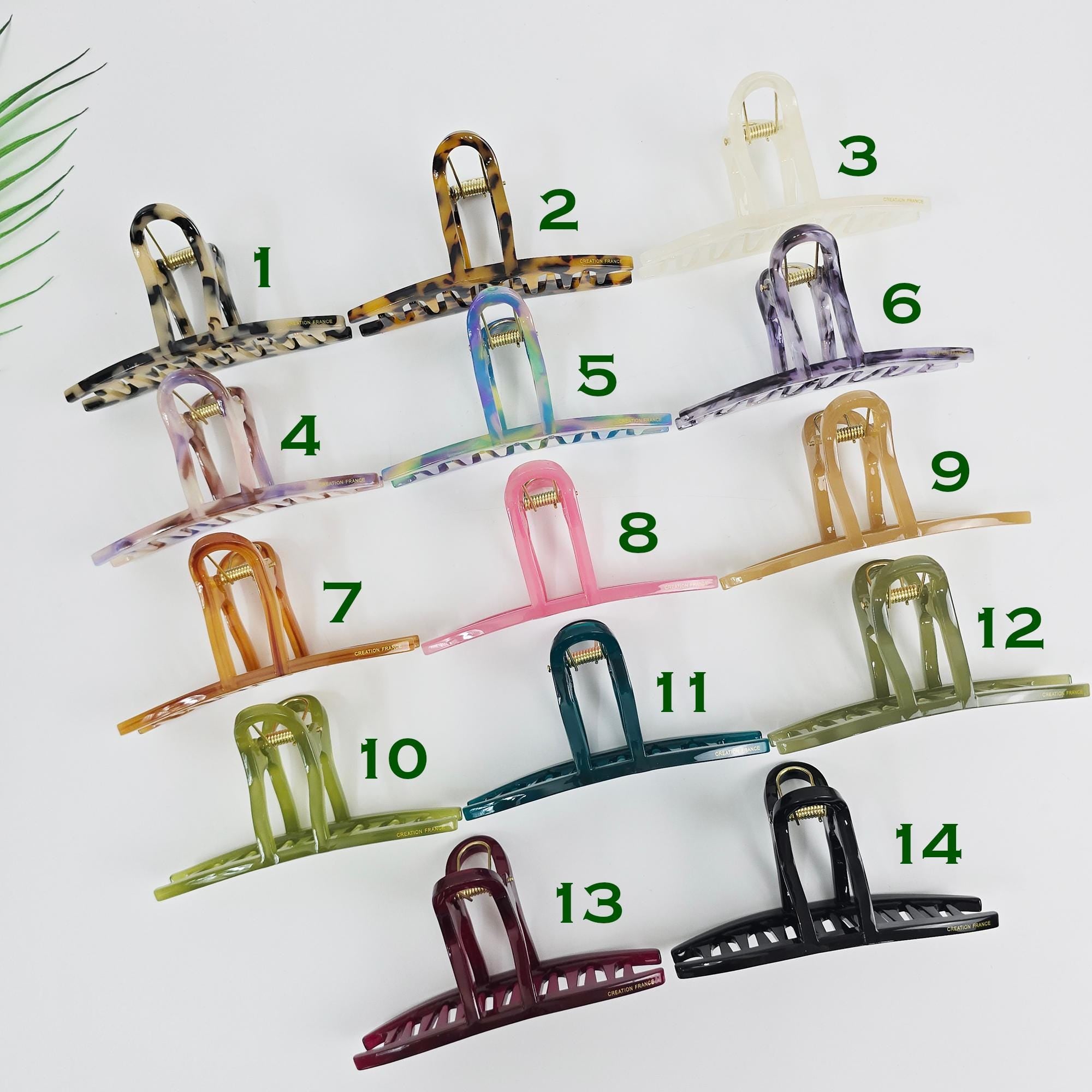 Roundy Straight Hair Claw Clip (4.7 Inch) / Elegance French Hair Pin / Hair Barrette for Woman
