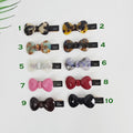 Cutting Bow Ribbon Mini Side Hair Claw Clip (2.6 Inch) / Vivid Color French Pin / Alligator Hair Clip for Woman