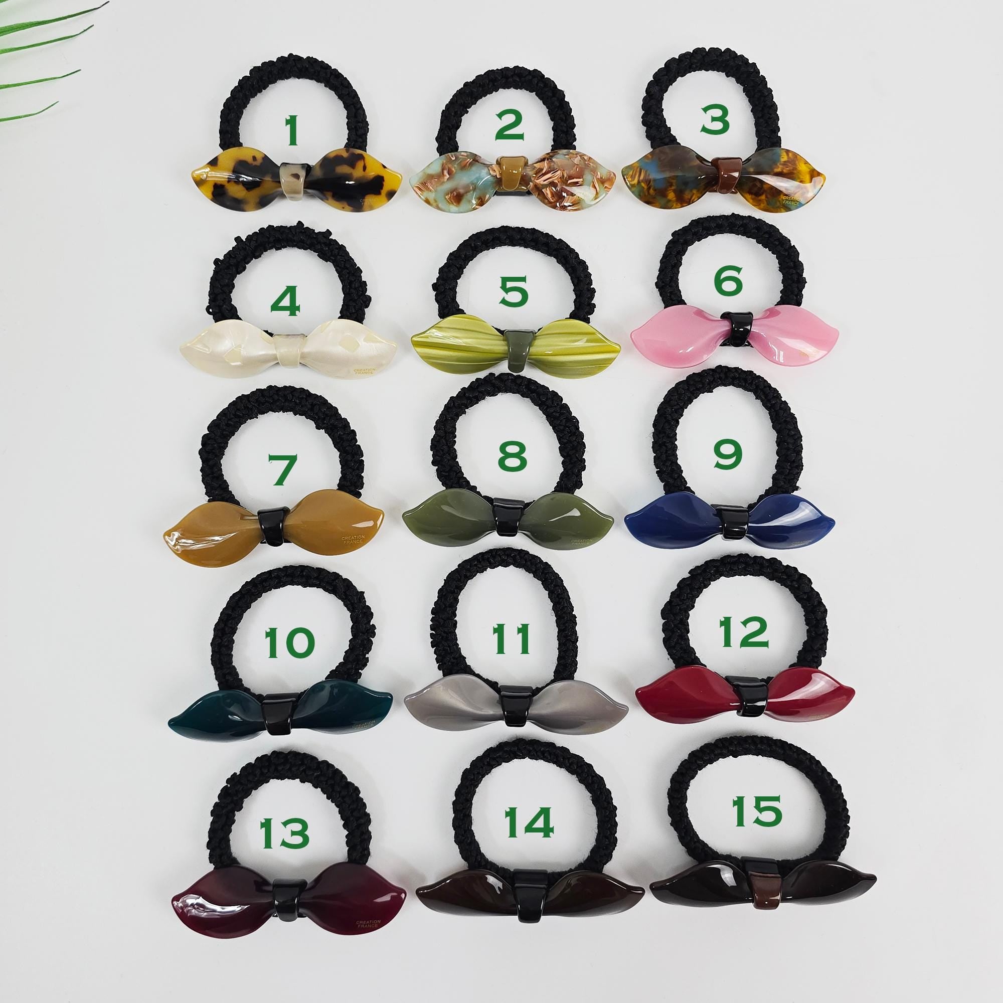Romance Ribbon Thick Ponytail Hair Tie (3.3 Inch) / Simple Cute Ponytail Holder / Hair Accessory for Woman