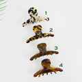 Tortoise Shell Half-Up Updo Hair Claw Clip (3.7 Inch) / Elegance French Hair Pin / Hair Barrette for Woman