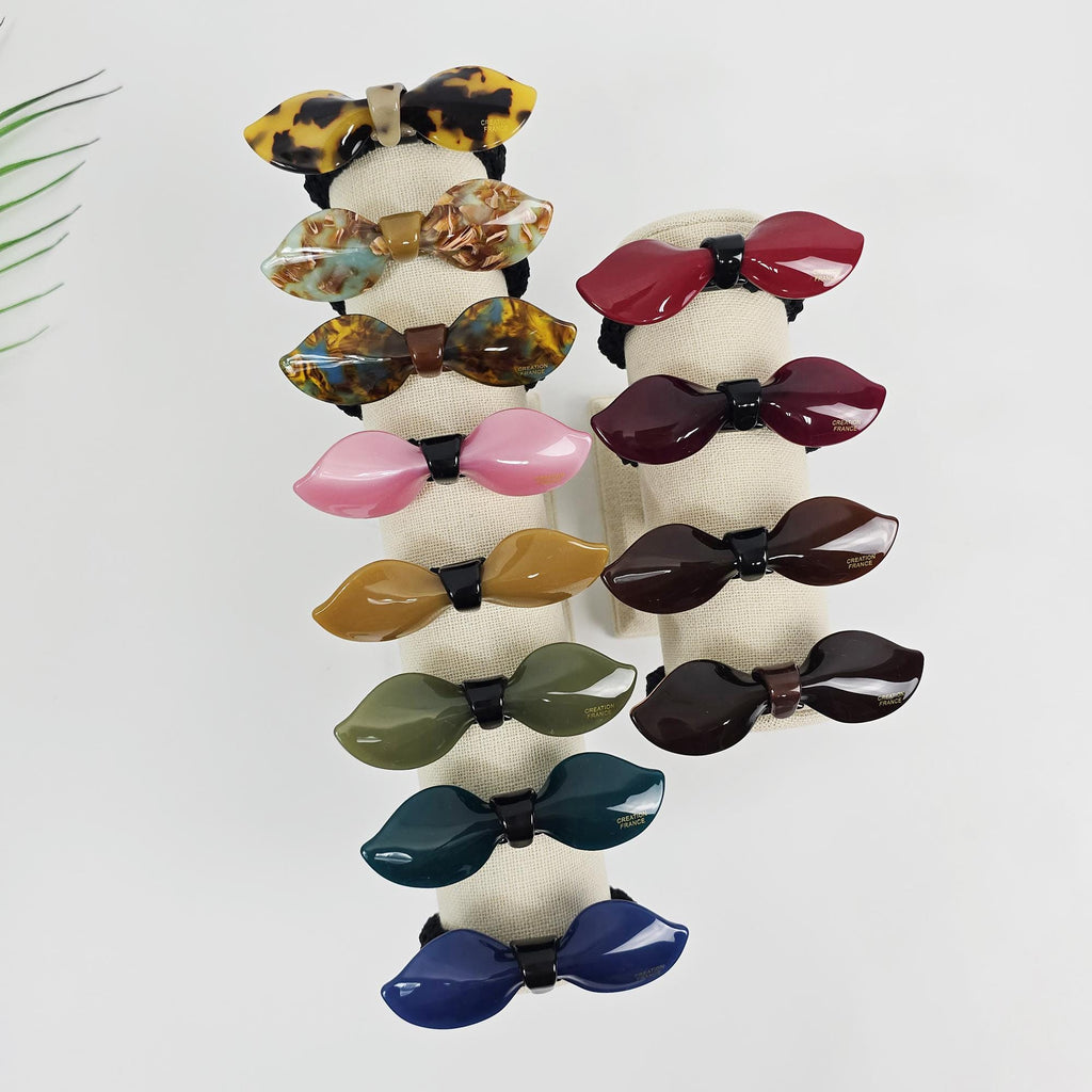 Romance Ribbon Thick Ponytail Hair Tie (3.3 Inch) / Simple Cute Ponytail Holder / Hair Accessory for Woman