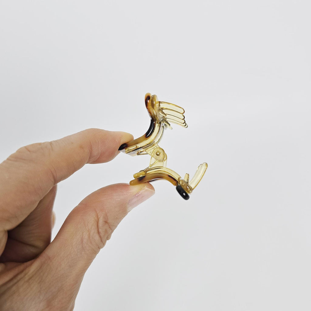 Summer Mini Square Bar Hair Claw Clip (1.7 Inch) / Vivid Color French Pin / Alligator Hair Clip for Woman