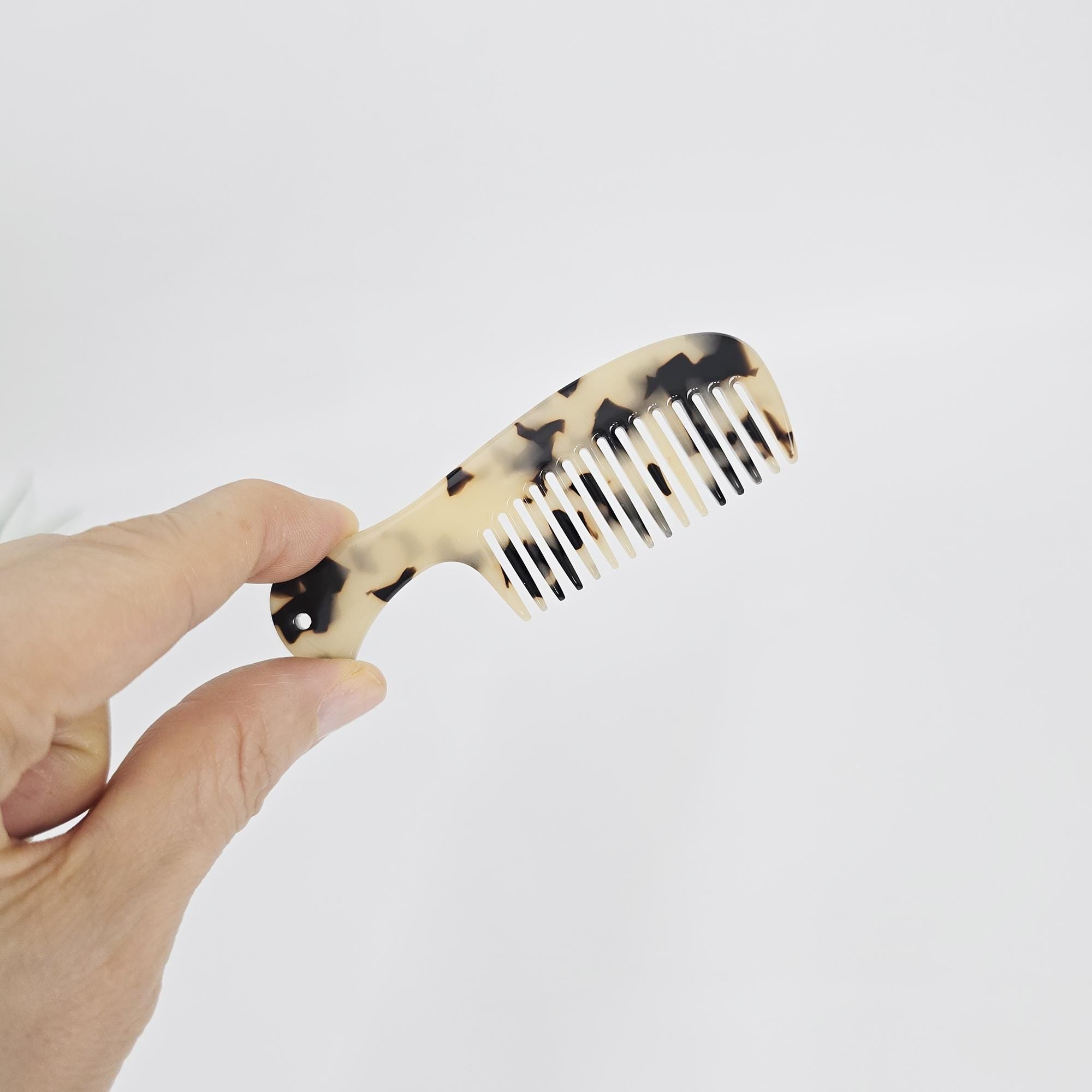 Pocket Axe Comb Mini Portable Hair Comb (3.5 Inch) / Hand Held Mirror for Woman / Curly Hair Comb Hair Brush