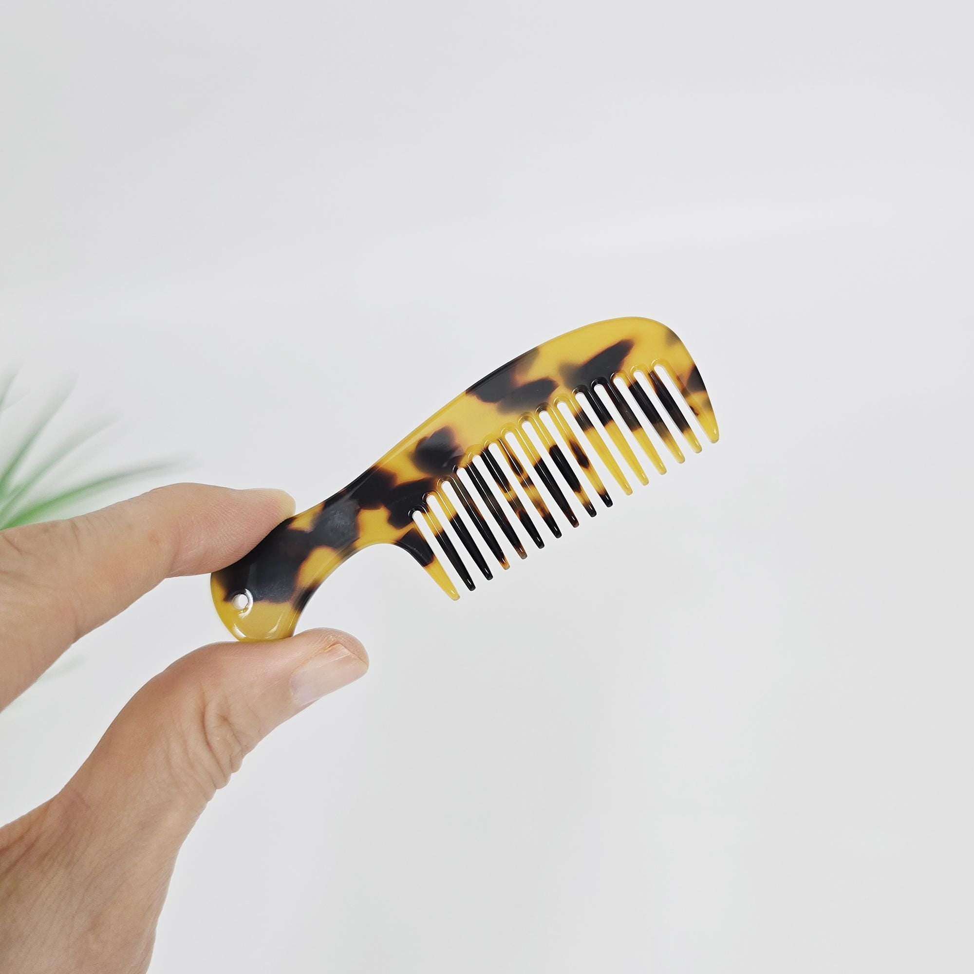 Pocket Axe Comb Mini Portable Hair Comb (3.5 Inch) / Hand Held Mirror for Woman / Curly Hair Comb Hair Brush