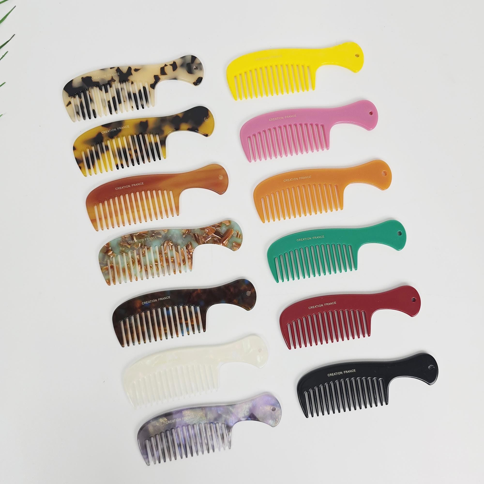 Pocket Axe Comb Mini Portable Hair Comb (3.5 Inch) / Hand Held Mirror for Woman / Curly Hair Comb Hair Brush