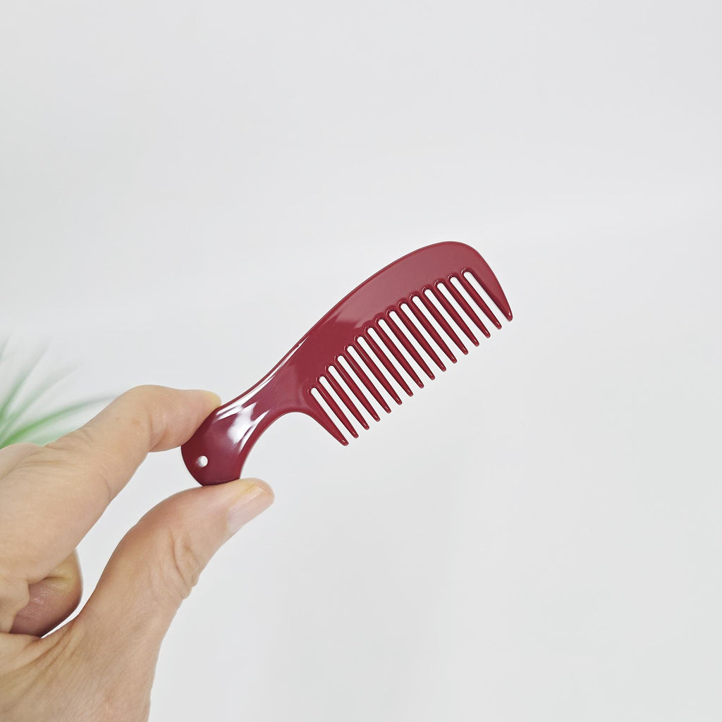 Pocket Axe Comb Mini Portable Hair Comb (3.5 Inch) / Hand Held Mirror for Woman / Curly Hair Comb Hair Brush
