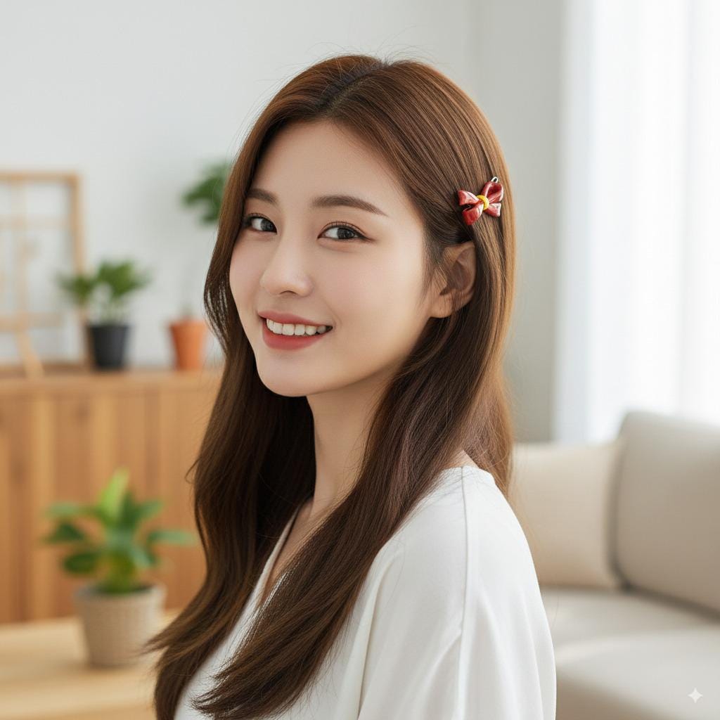 Double Ribbon Bobby Pin (2.0 Inch) / Tortoise Shell French Hair Pin Clip / Hair Accessory for Woman / Bow Barrette