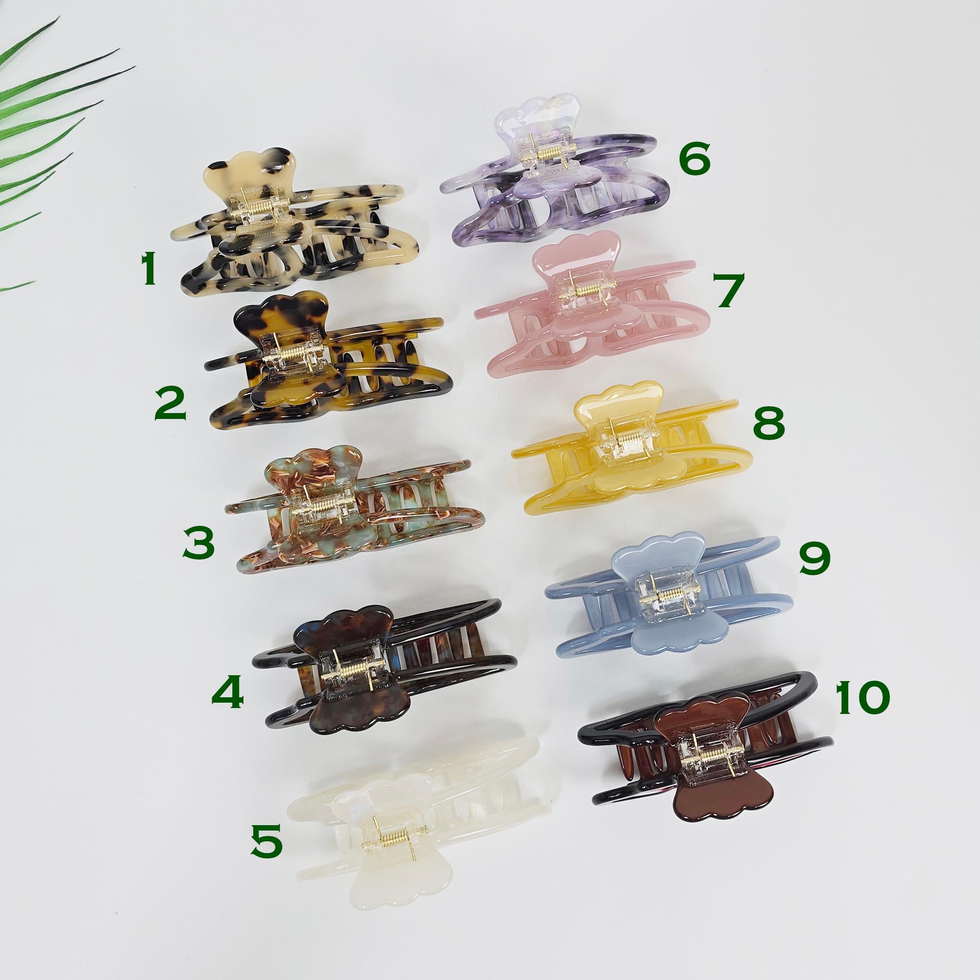 Butterfly Wing Updo Half Up Hair Claw Clip / Elegance French Hair Pin / Hair Barrette for Woman