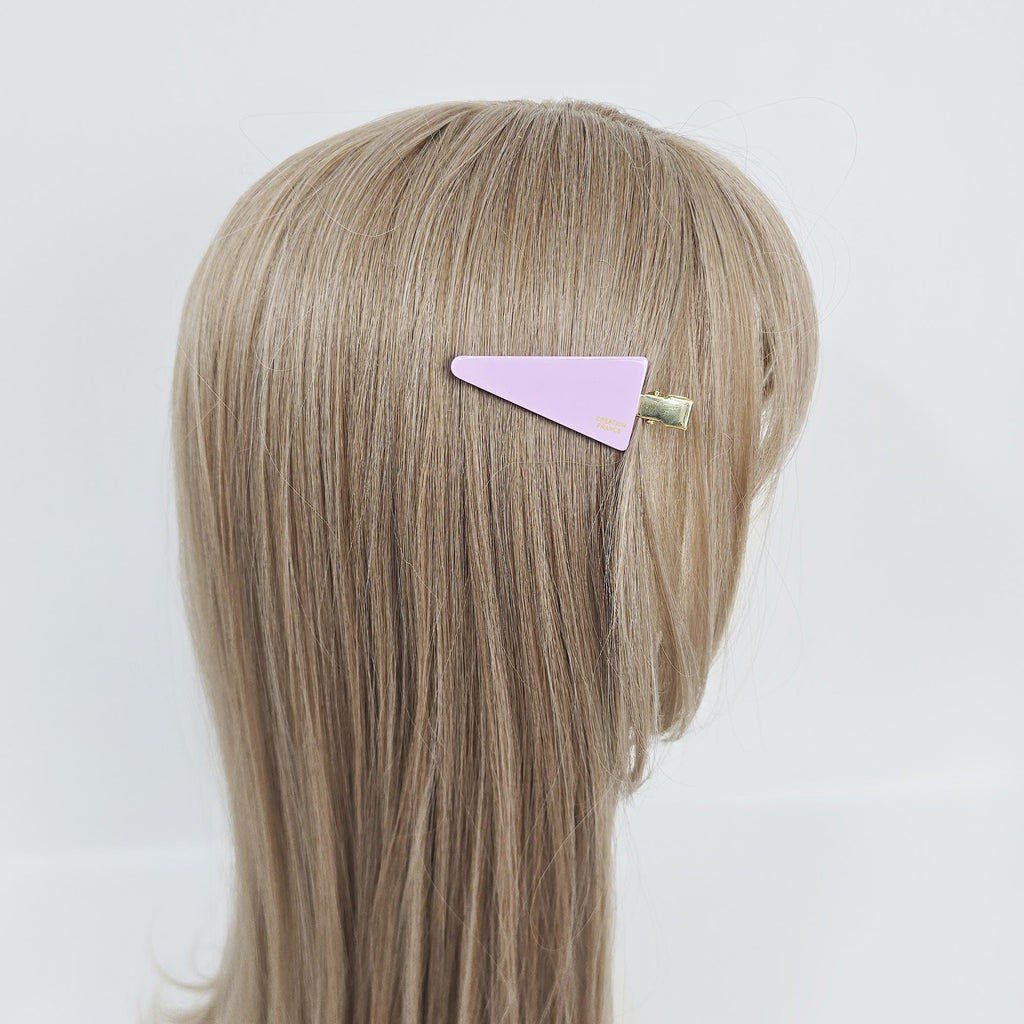 Flat Triangle Makeup Pin Front Hair Styling Set No Mark Pin / Vivid Color French Pin / Alligator Hair Clip for Woman